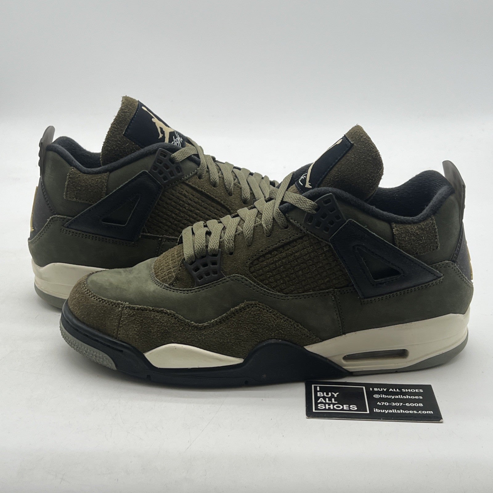 Size 11.5 - Air Jordan 4 SE Retro Low Craft - Olive (FB9927-200)