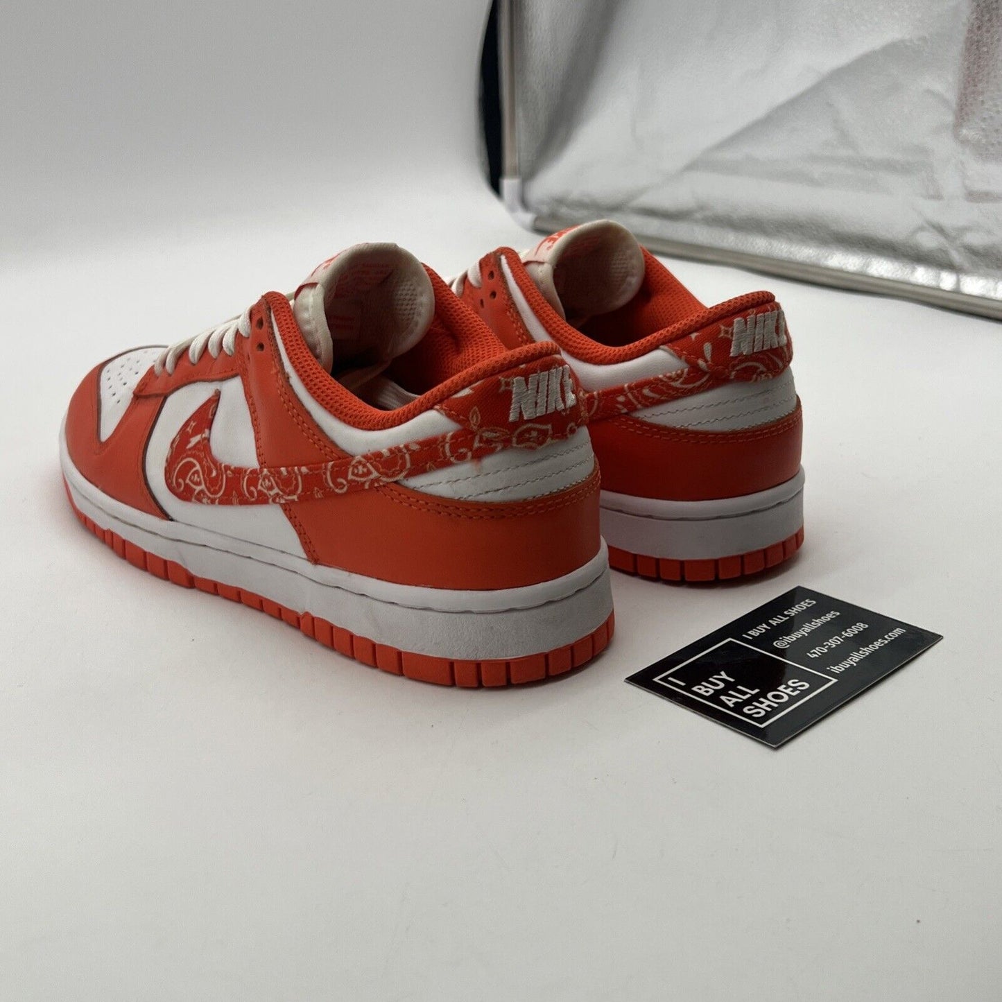Size 9 - Nike Dunk Low Orange Paisley W (DH4401-103)