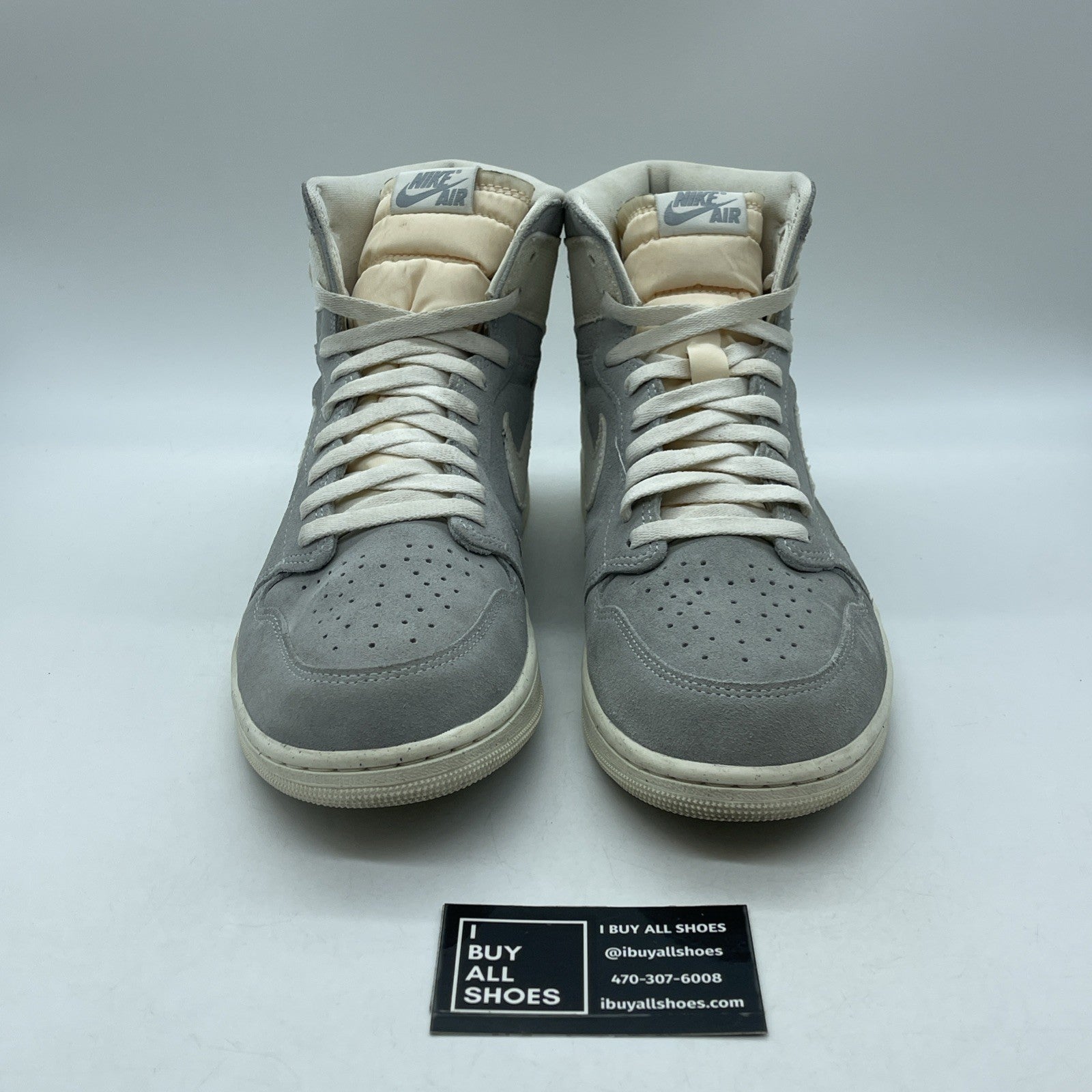 Size 11 - Air Jordan 1 Retro OG Craft High Ivory Grey Suede (FD8636-011)