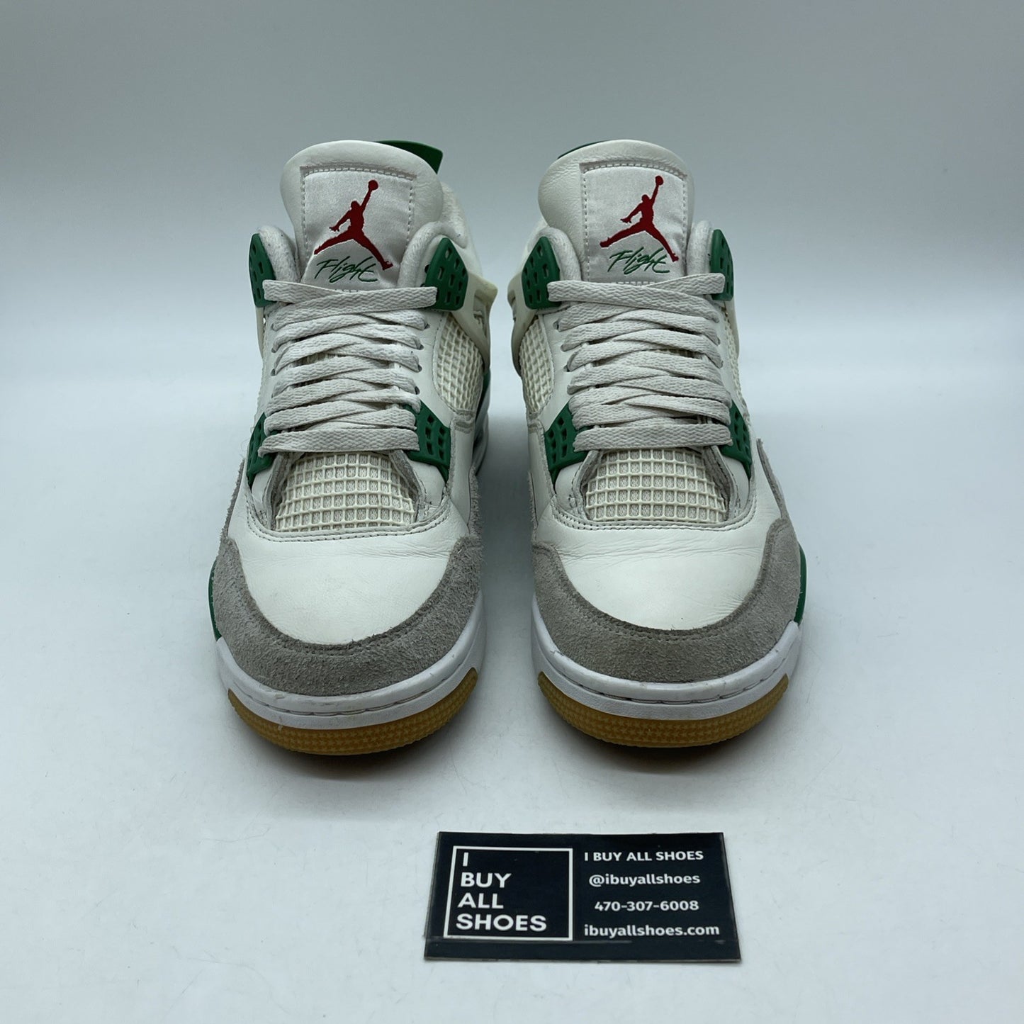Size 8 - Jordan 4 Retro SP x Nike SB Mid Pine Green Grey White (DR5415-103)