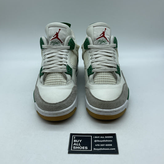 Size 8 - Jordan 4 Retro SP x Nike SB Mid Pine Green Grey White (DR5415-103)