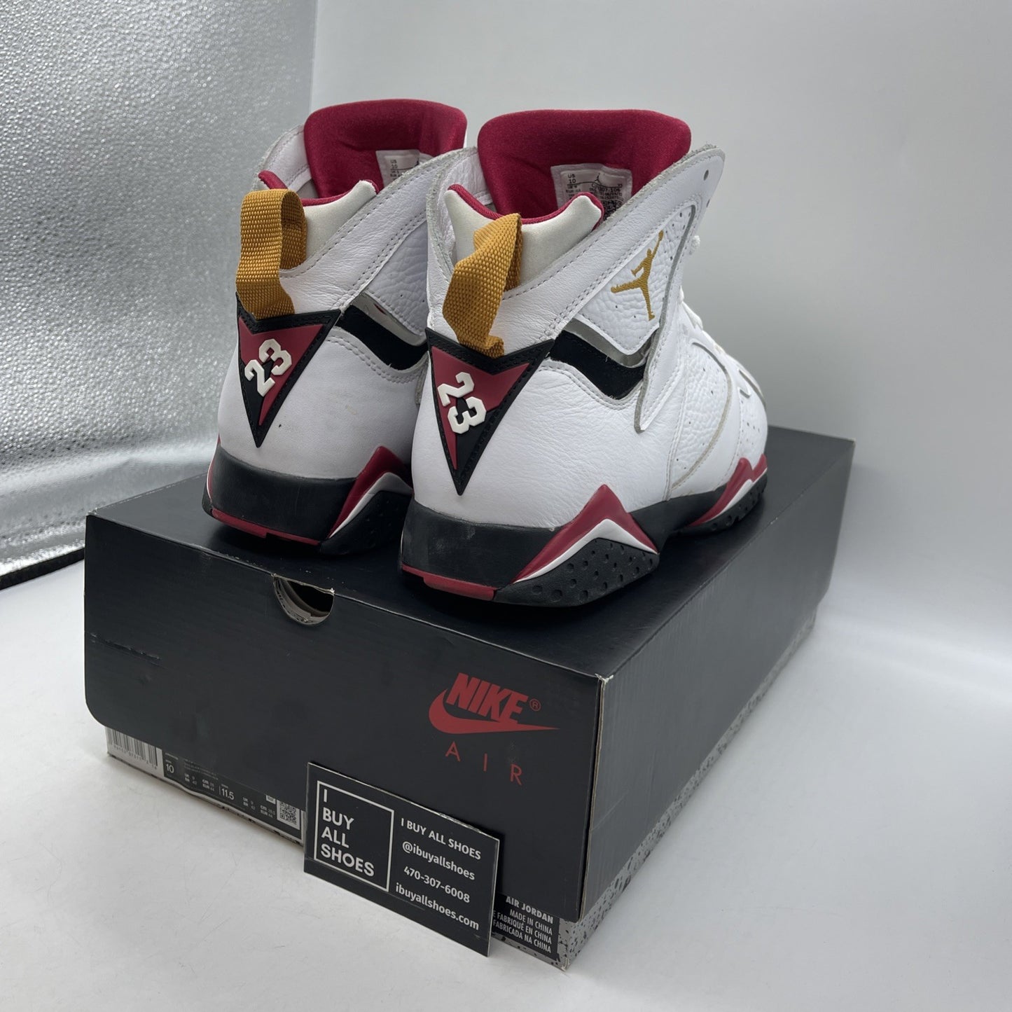 Size 10 - Air Jordan 7 Cardinal 2022 (CU9307106)
