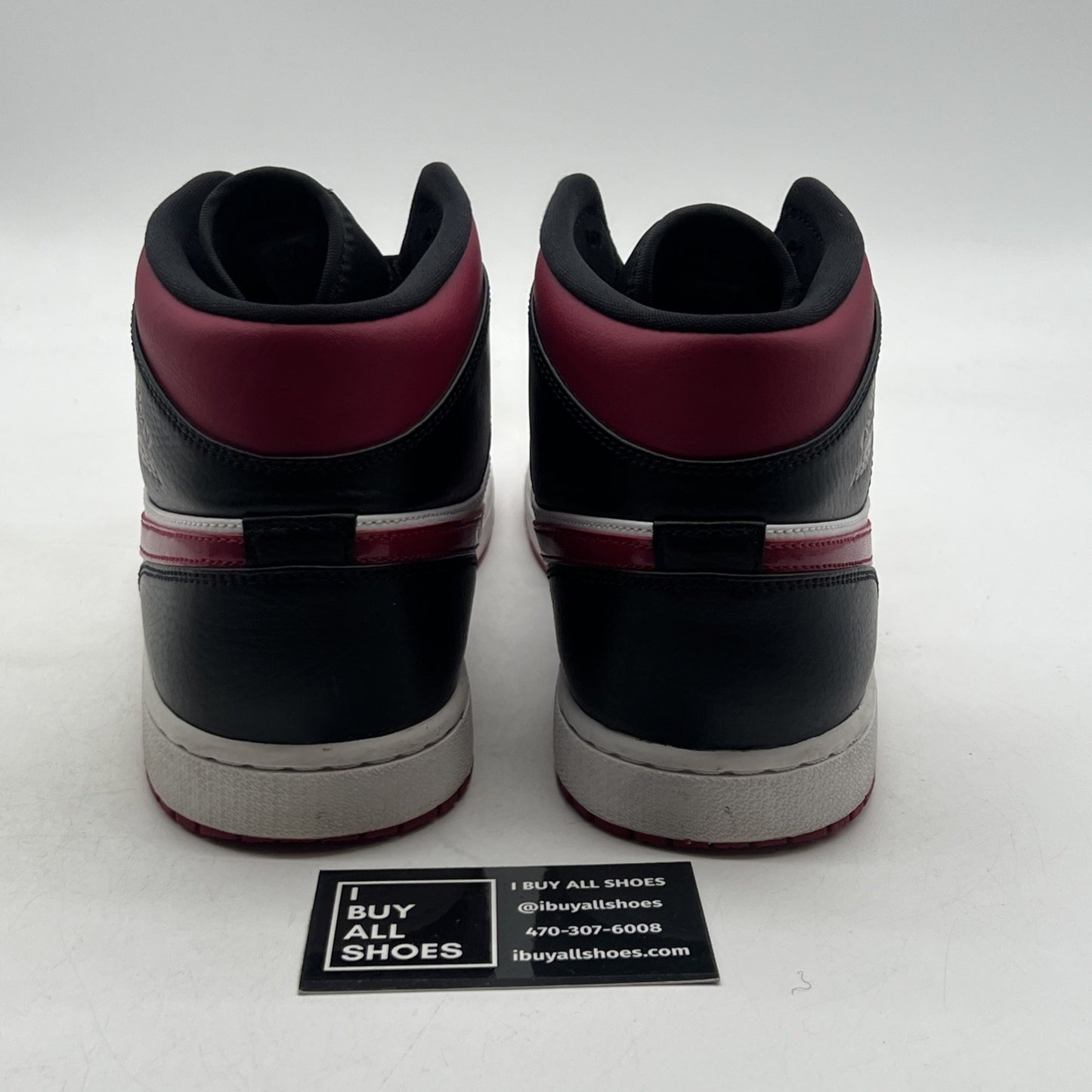 Size 11.5 - Air Jordan 1 Mid Noble Red (554724-066)