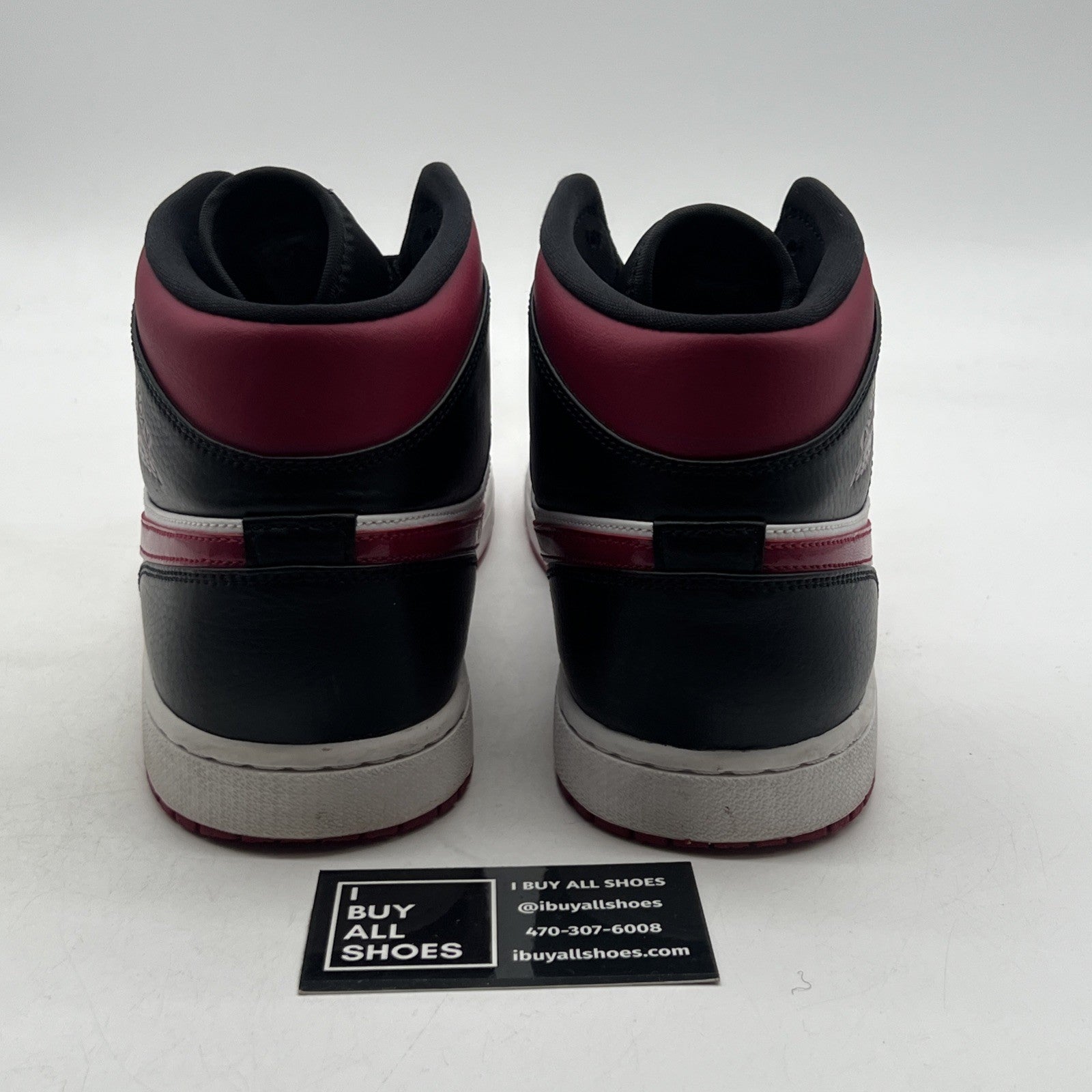 Size 11.5 - Air Jordan 1 Mid Noble Red (554724-066)