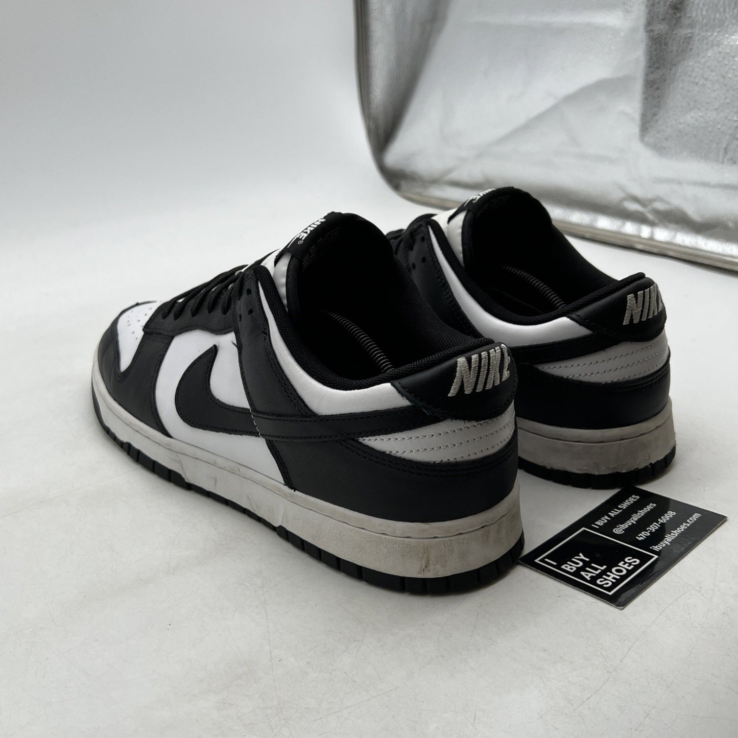 Size 13 - Nike Dunk Low Black White (DV1391-100)