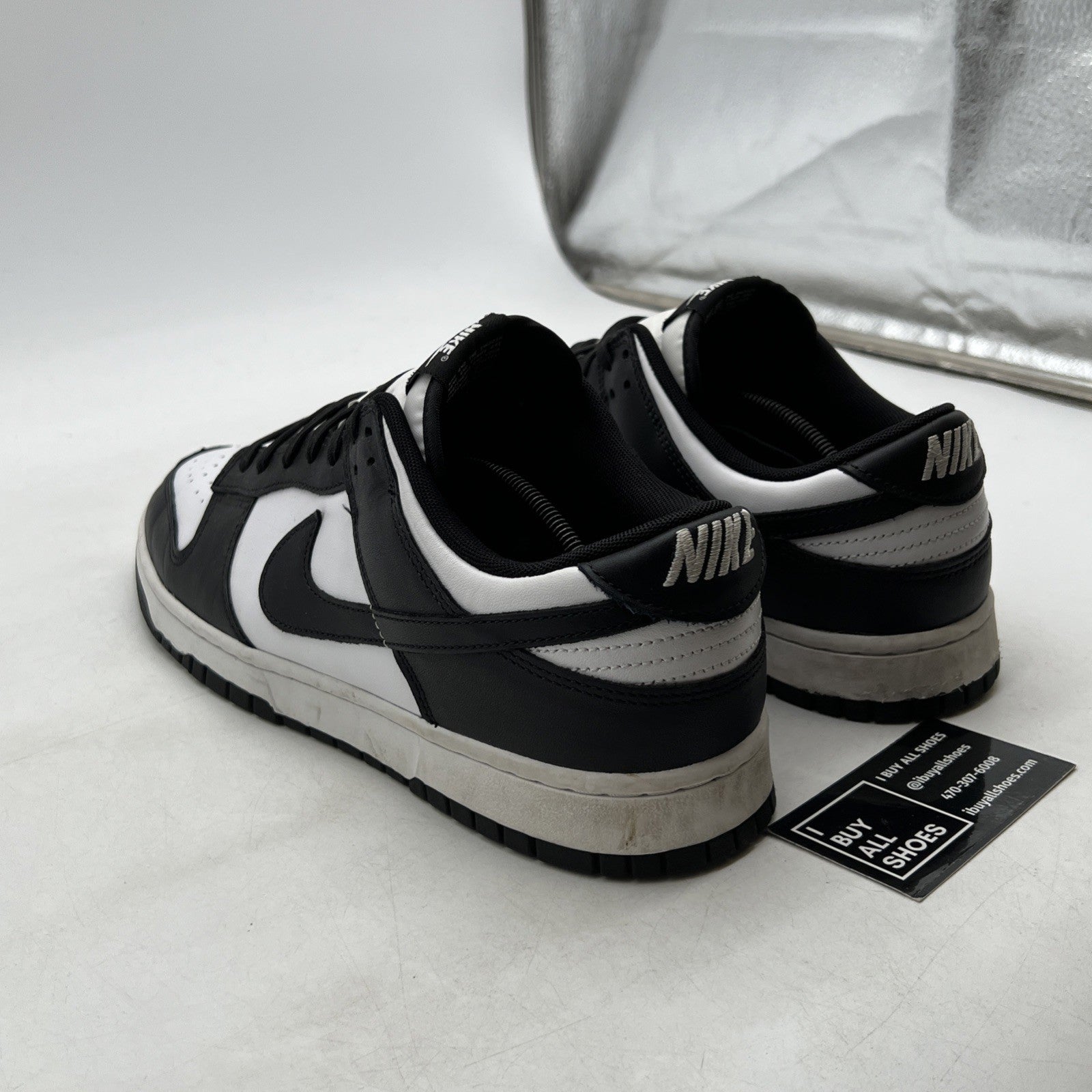 Size 13 - Nike Dunk Low Black White (DV1391-100)