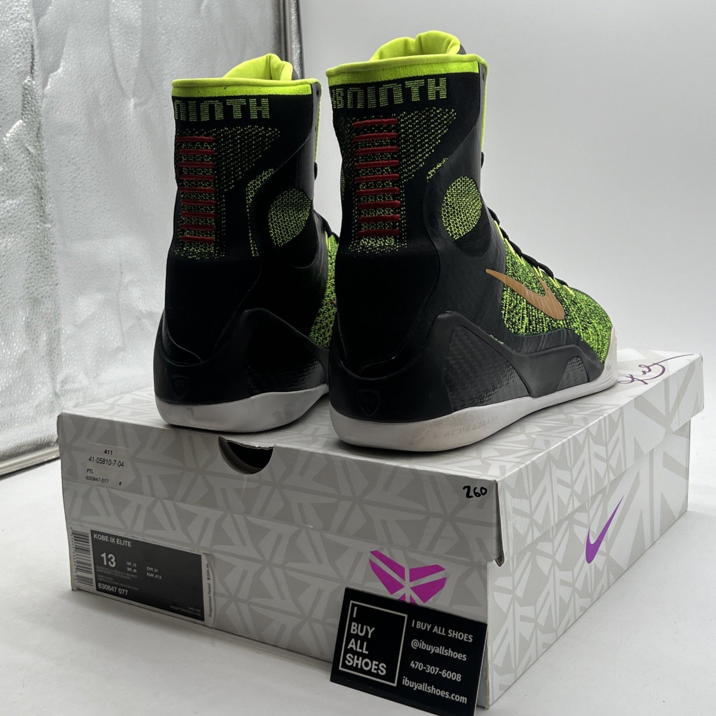 Size 13 - Nike Kobe 9 Elite Victory (630847-077)