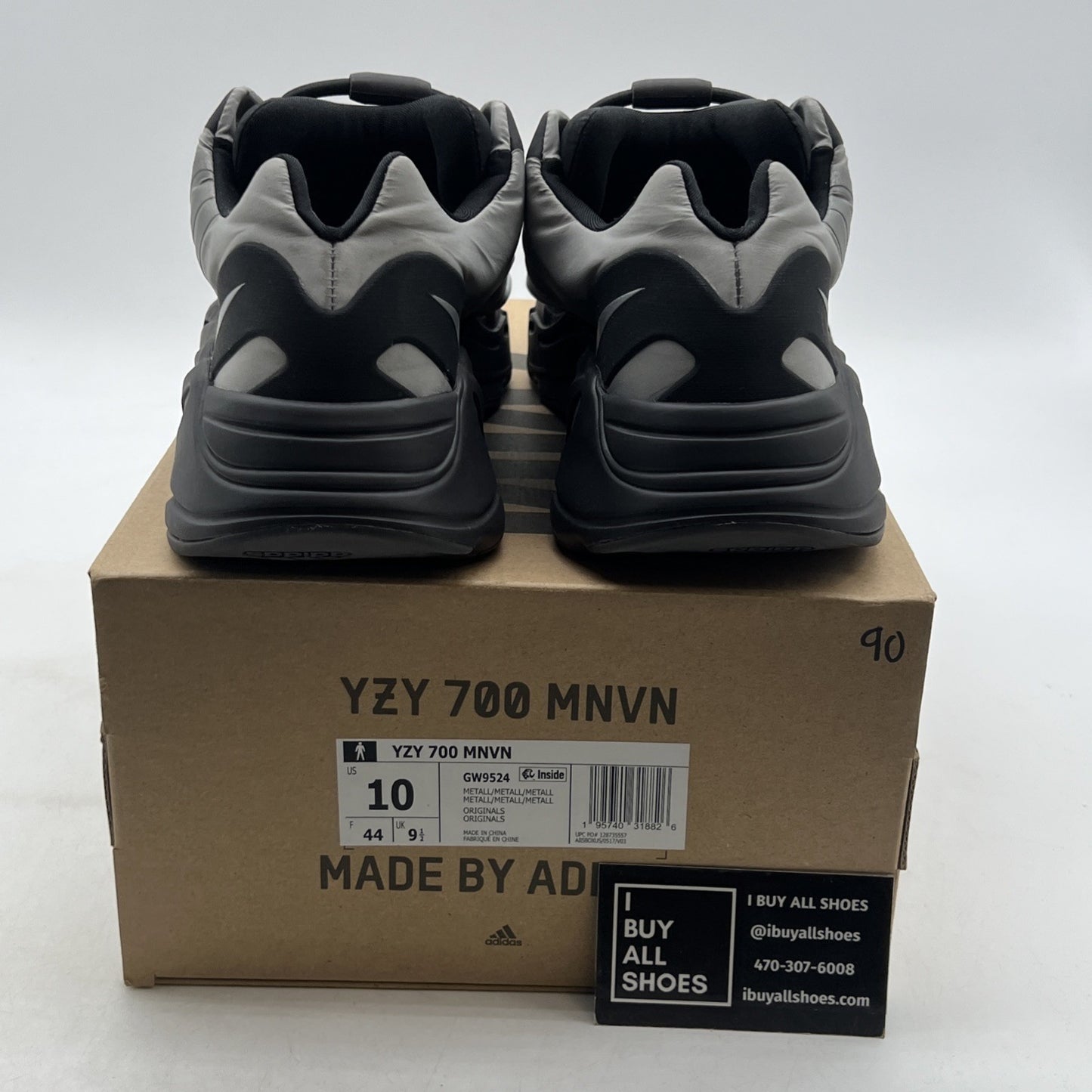 Size 10 - adidas Yeezy Boost 700 MNVN Metallic (GW9524)