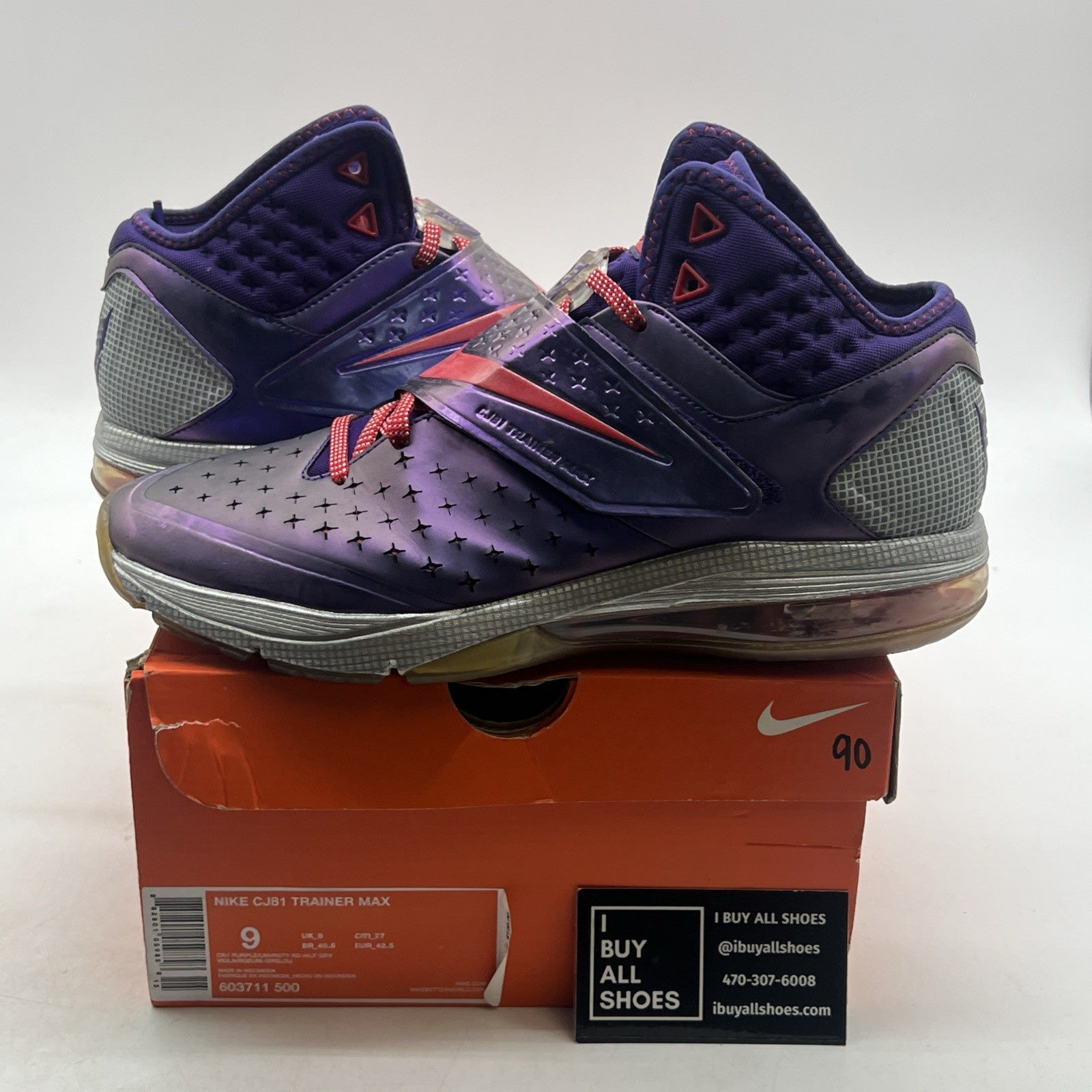 Size 9 - Nike CJ81 Trainer Max Megatron (604711-500)