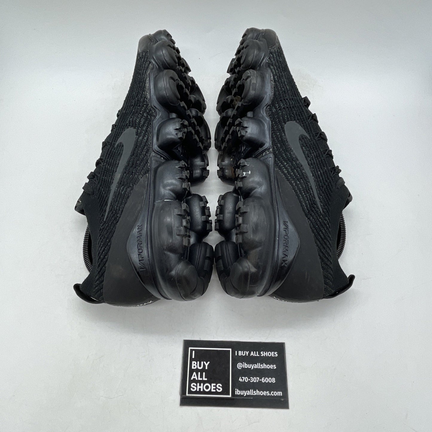 Size 10 - Nike Air VaporMax Flyknit 3 Triple Black (AJ6900-004)