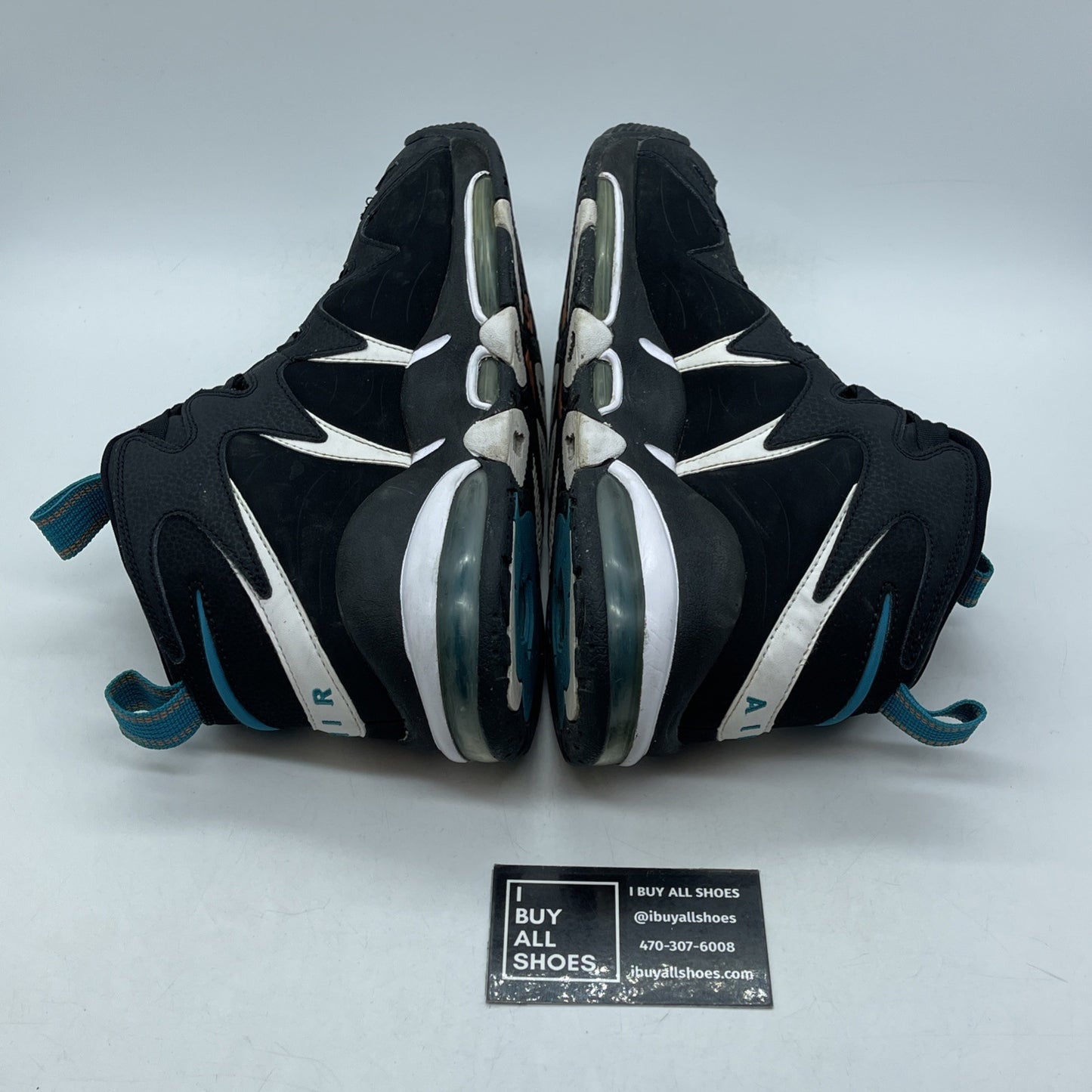 Size 9 - Nike Air Max Cb34 Black White Blue Suede Leather (414243-001)