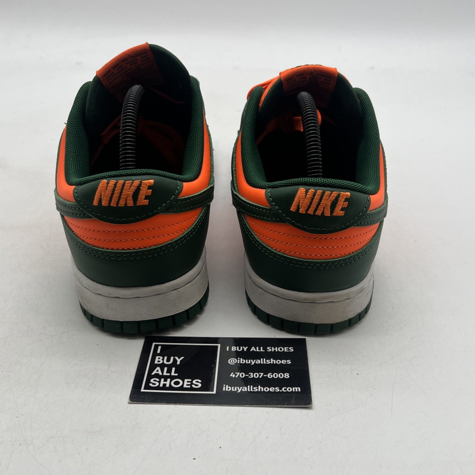 Size 8.5 - Nike Dunk Low Miami Hurricanes (DD1391-300)