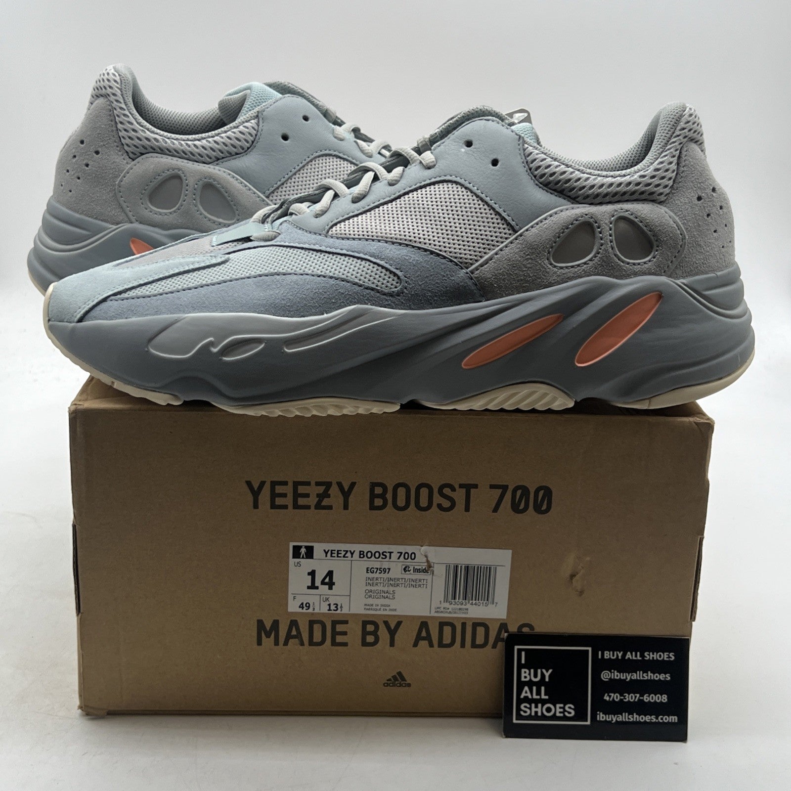 Size 14 - adidas Yeezy Boost 700 V1 Inertia (EG7597)