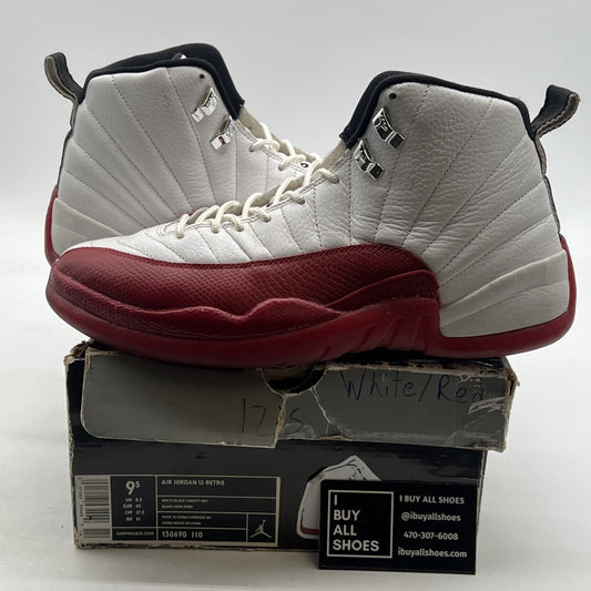 Size 9.5 - Air Jordan 12 Retro 2009 Cherry (130690-110)