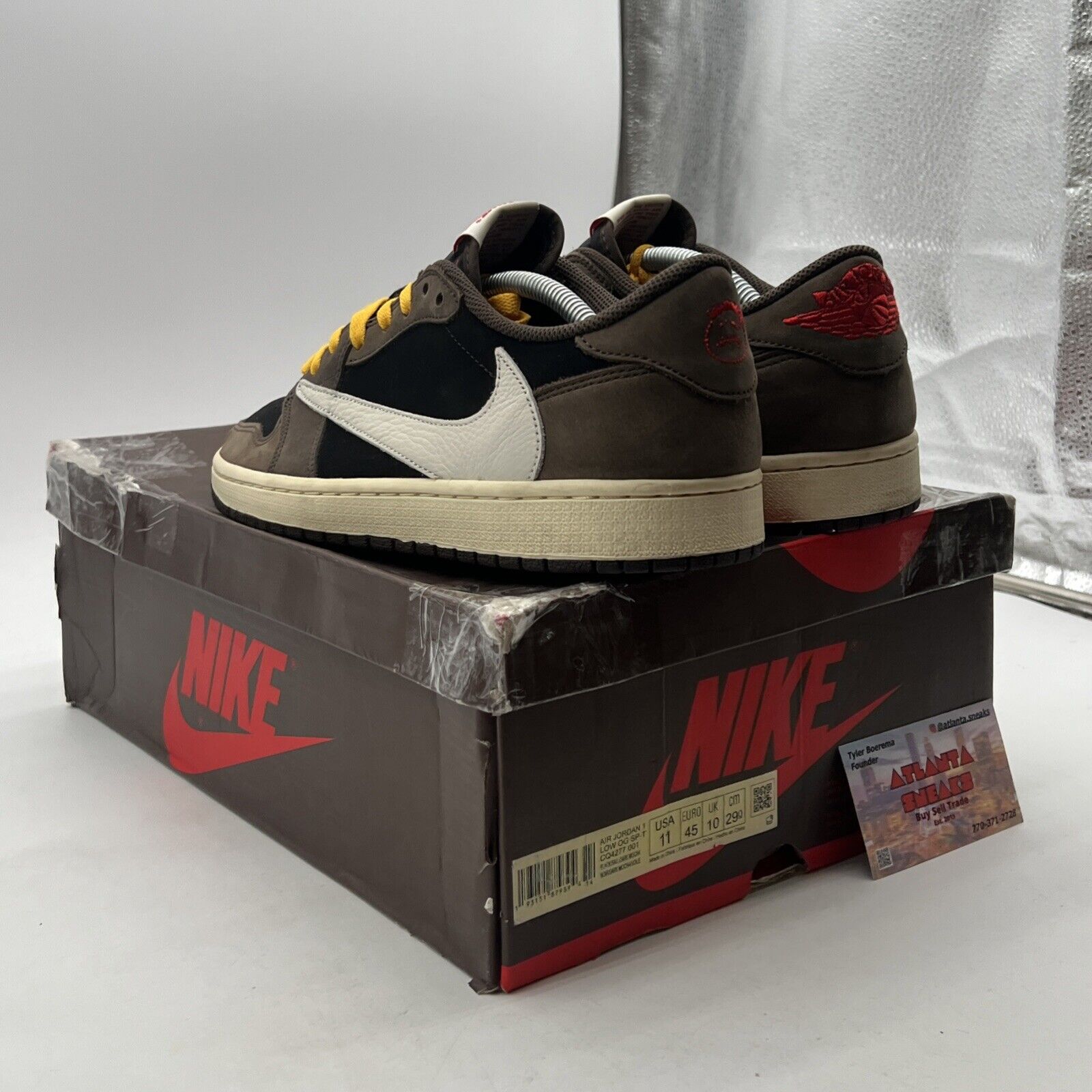 Size 11 - Air Jordan 1 x Travis Scott Low Mocha (CQ4277-001)