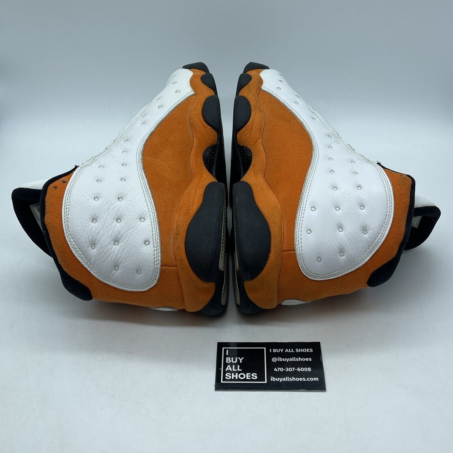 Size 11.5 - Air Jordan 13 Retro Starfish Orange White Suede Leather (414571-108)