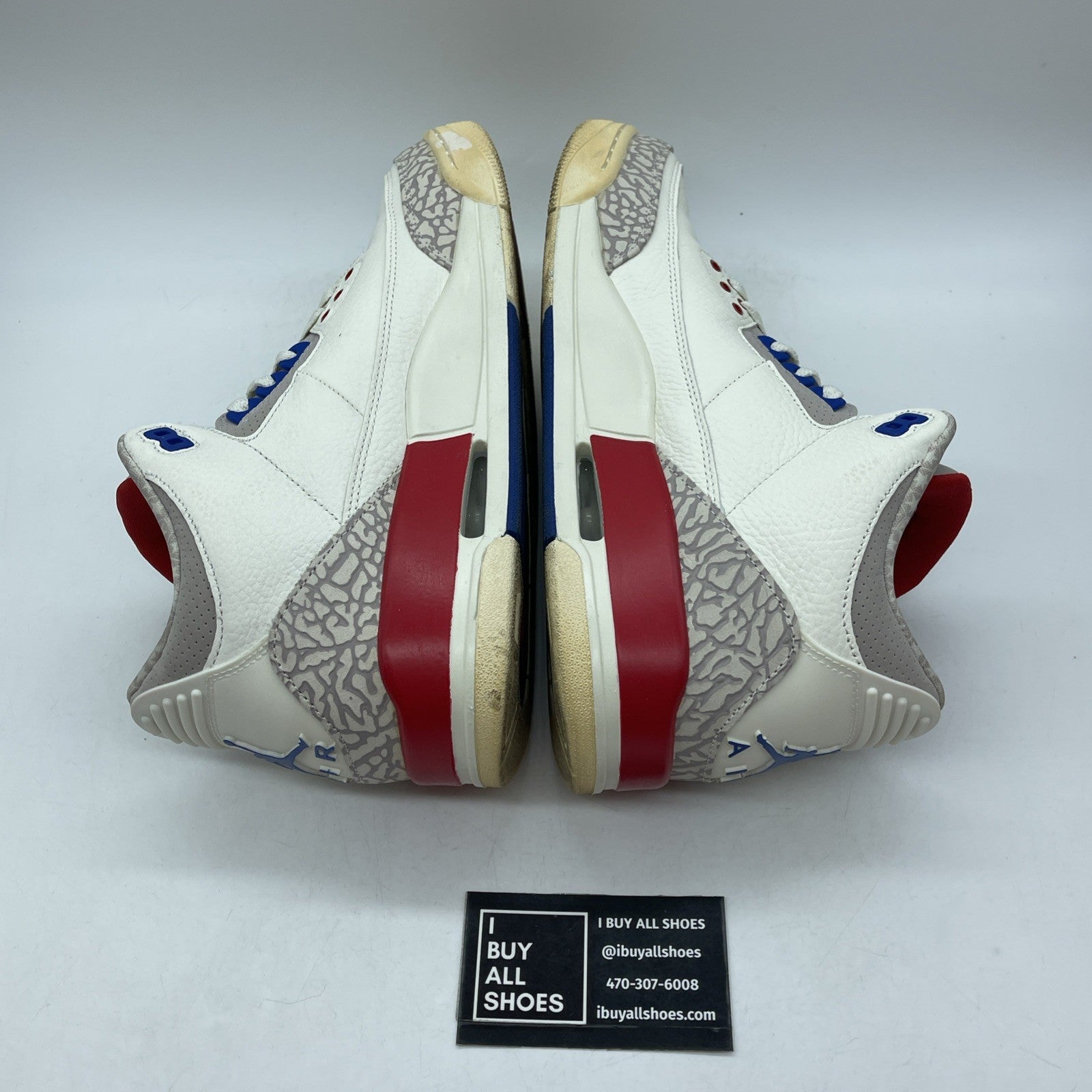 Size 10.5 - Air Jordan 3 Retro International Flight Suede Leather (136064-140)