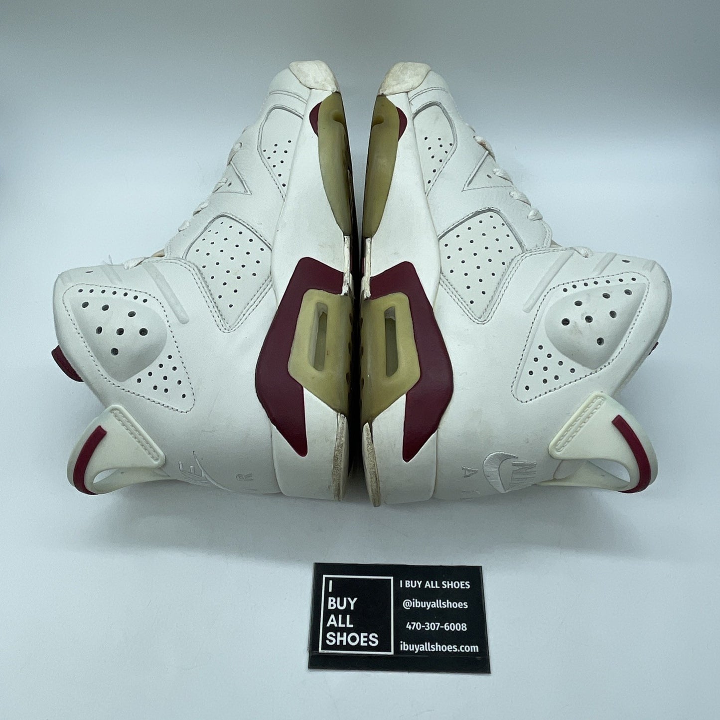 Size 9.5 - Air Jordan 6 Retro 2015 Maroon (384664-116)