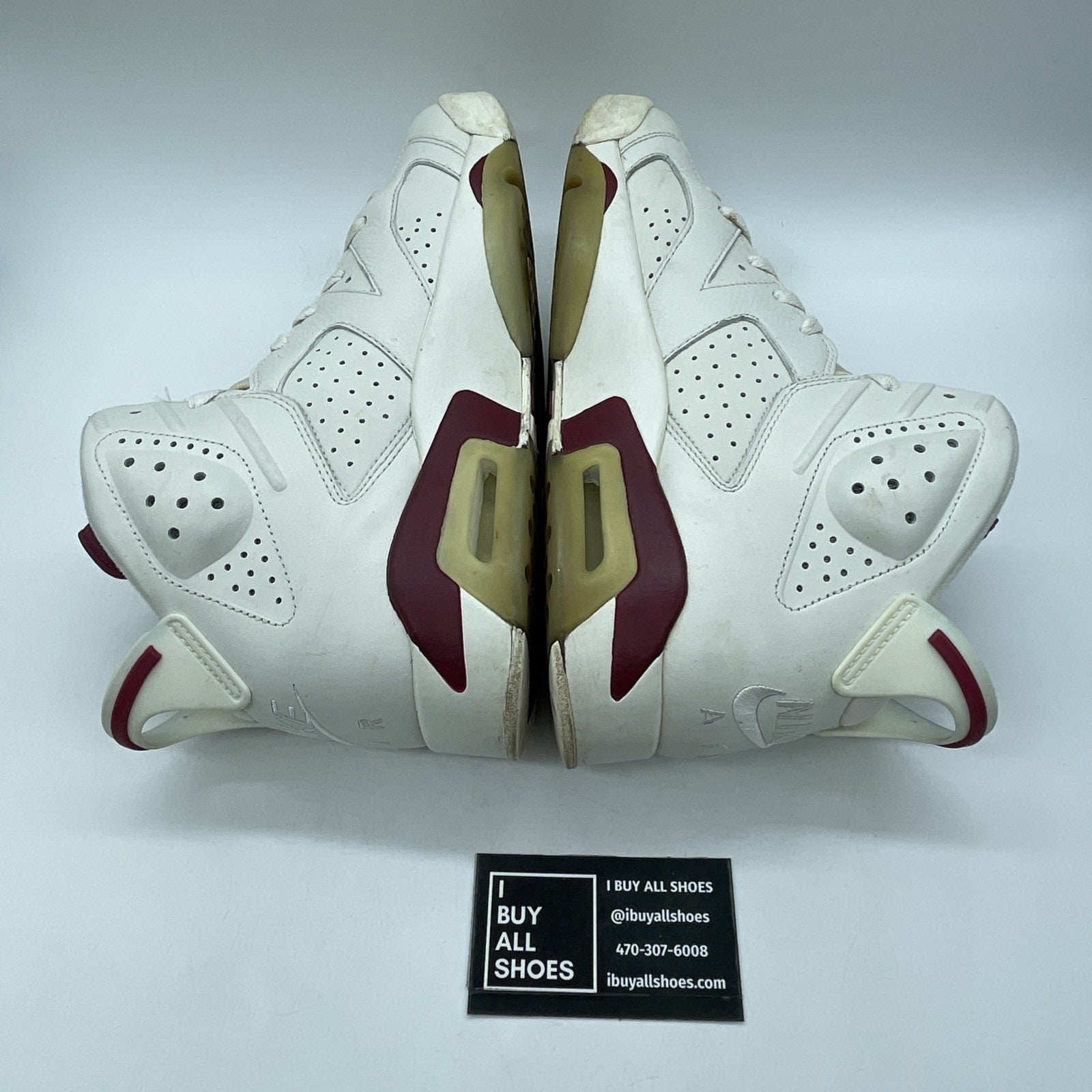 Size 9.5 - Air Jordan 6 Retro 2015 Maroon (384664-116)