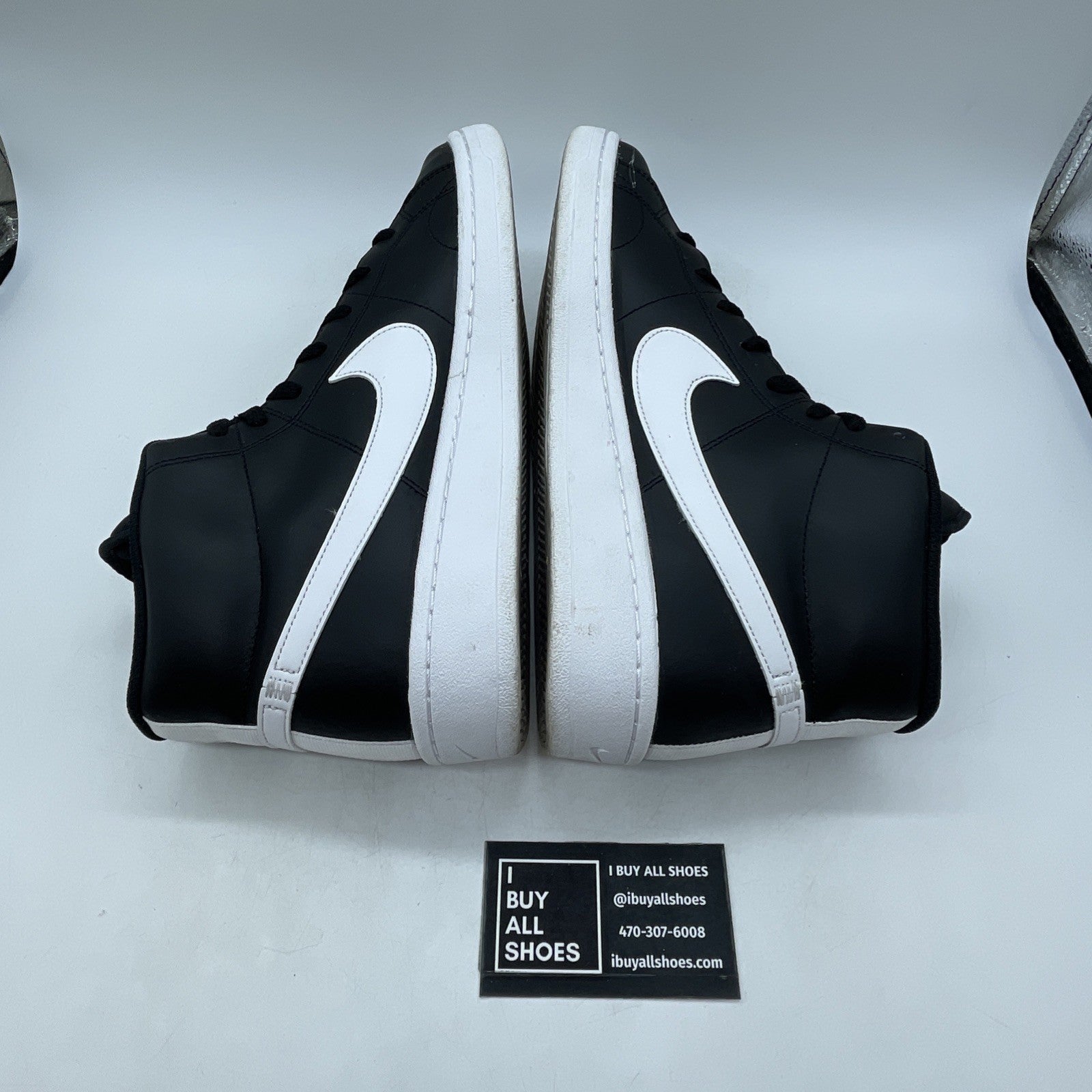 Size 11.5 - Nike Court Royale 2 Mid Black Onyx (CQ9179-001)
