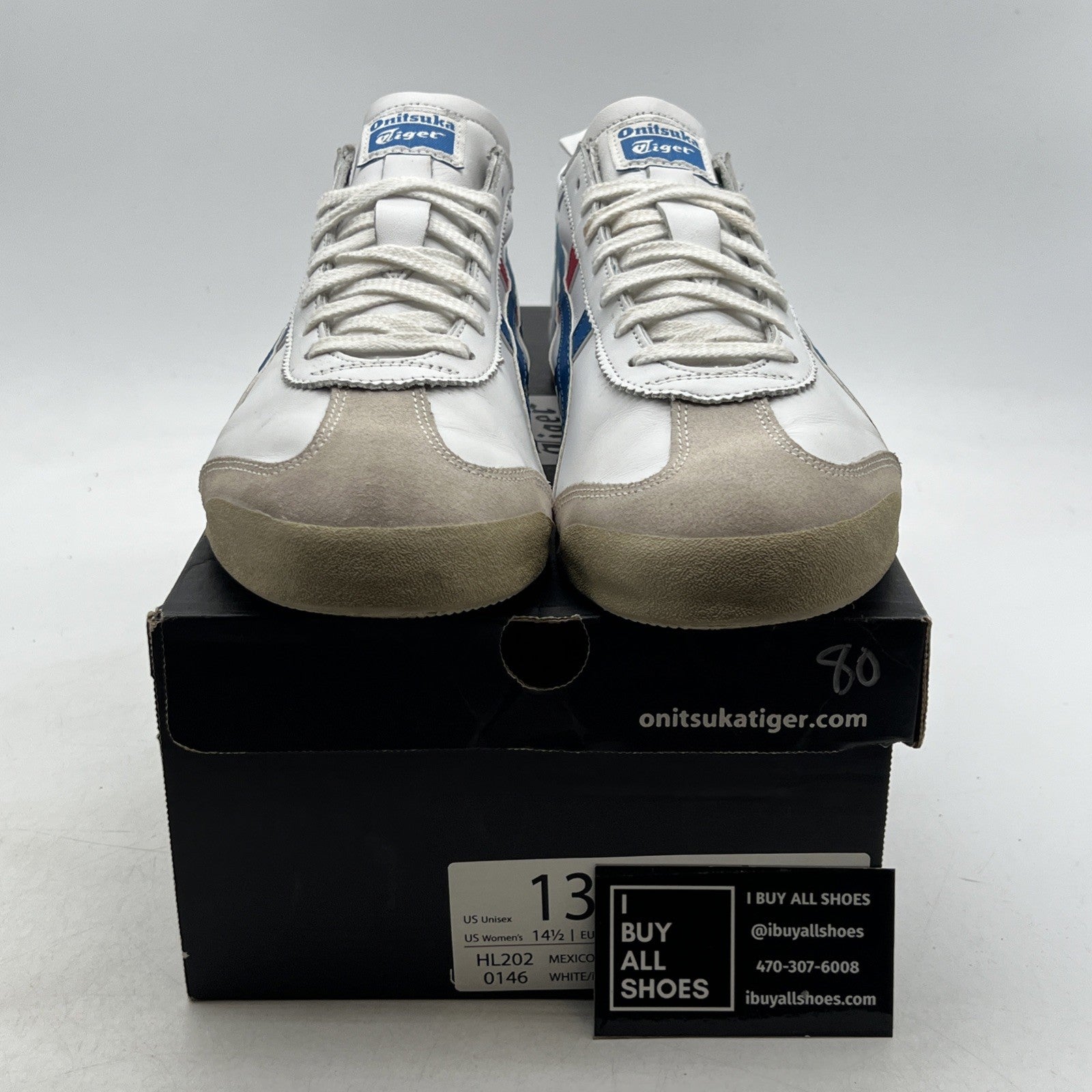 Size 13 - Asics Onitsuka Tiger Mexico 66 Sneakers White US (HL202)