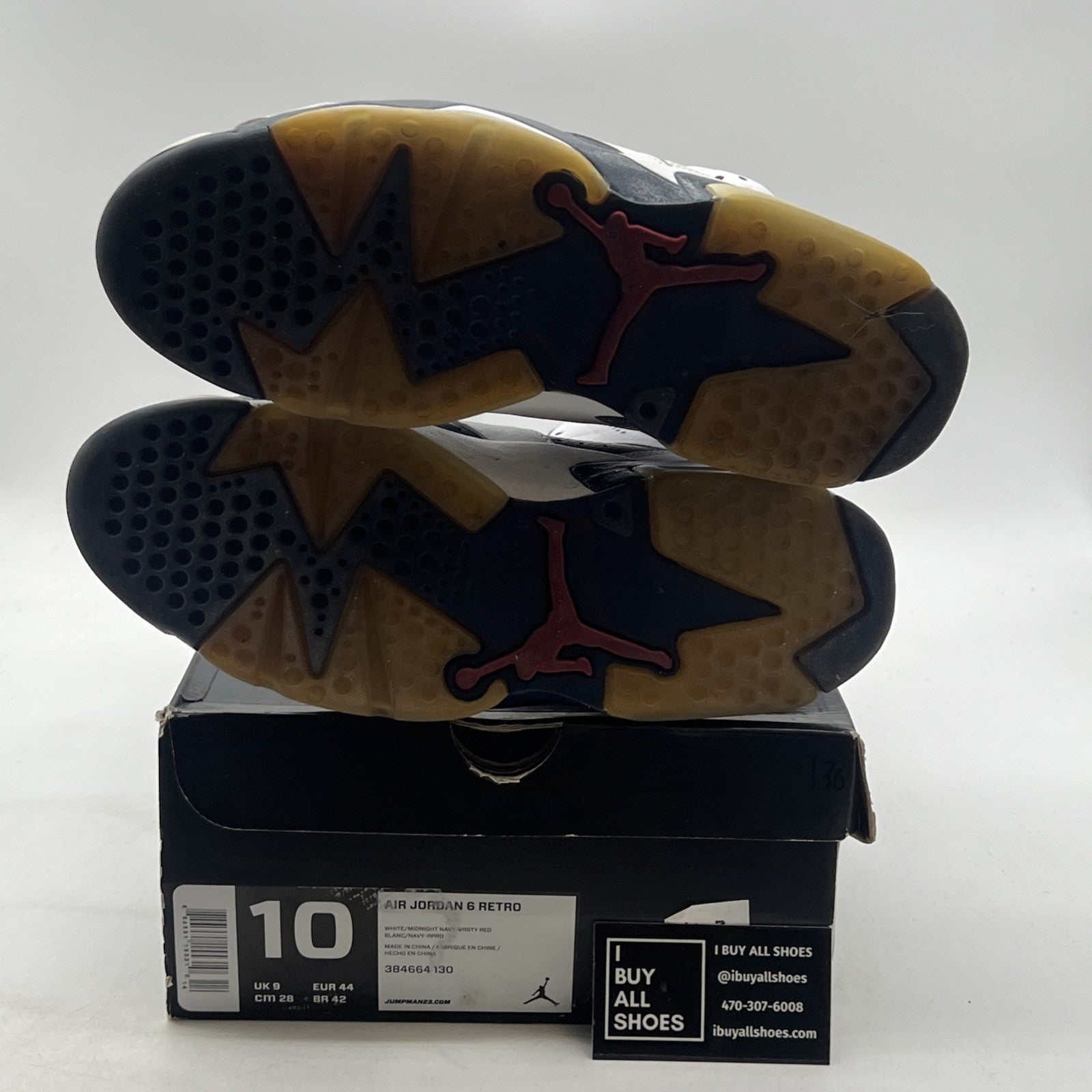 Size 10 - Air Jordan 6 Retro 2012 Olympic (384664-130)