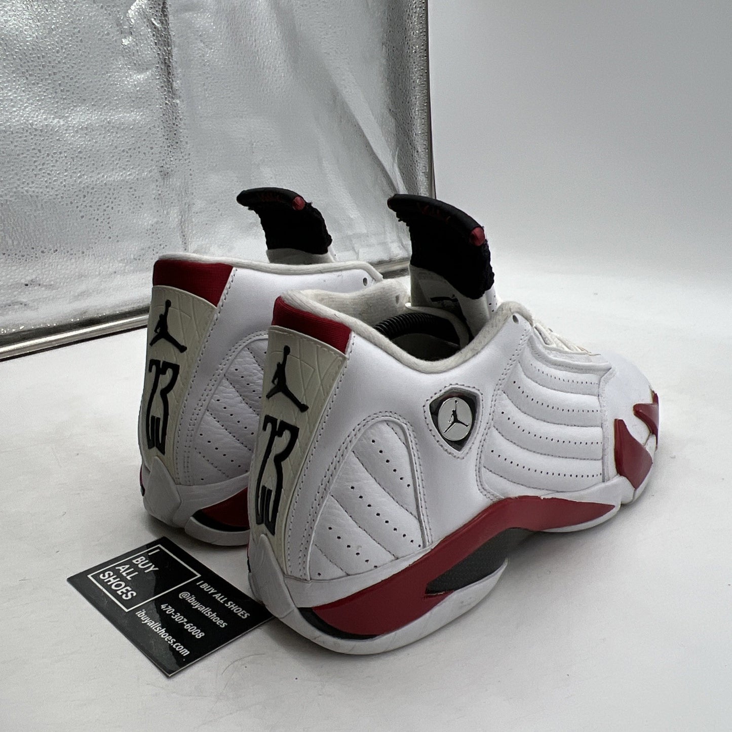 Size 9 - Air Jordan 14 Retro 2012 Candy Cane (487471-101)