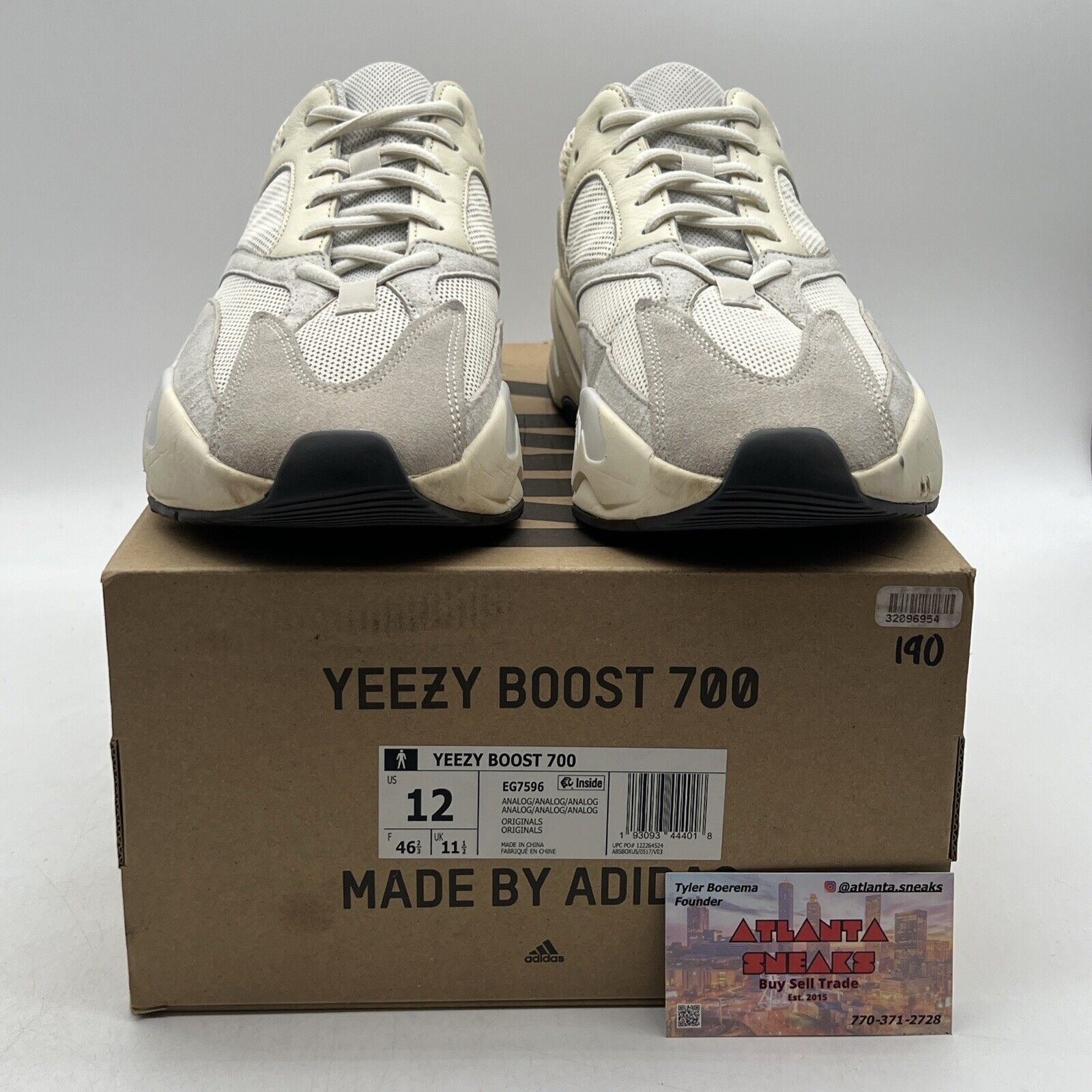 Size 12 - adidas Yeezy Boost 700 Low Analog Grey Leather (EG7596)
