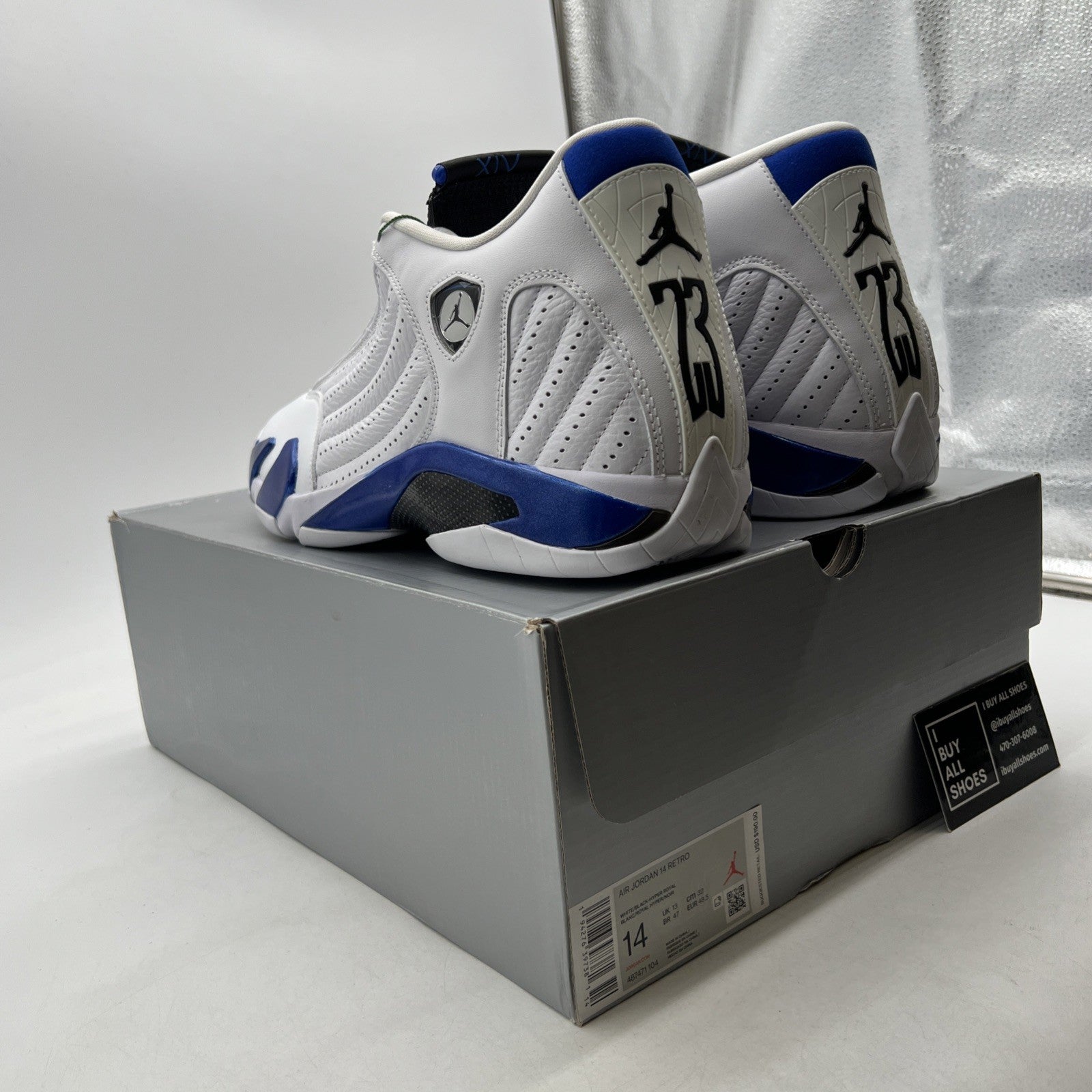 Size 14 - Air Jordan 14 Retro Hyper Royal (487471-104)