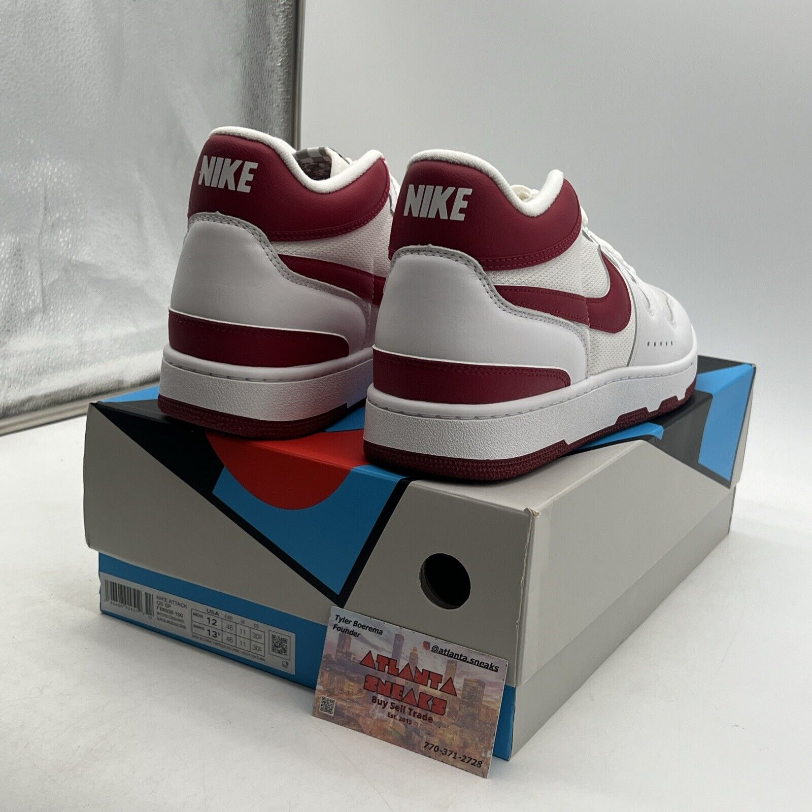 Size 12 - Nike Mac Attack QS SP Red Crush (FB8938-100)