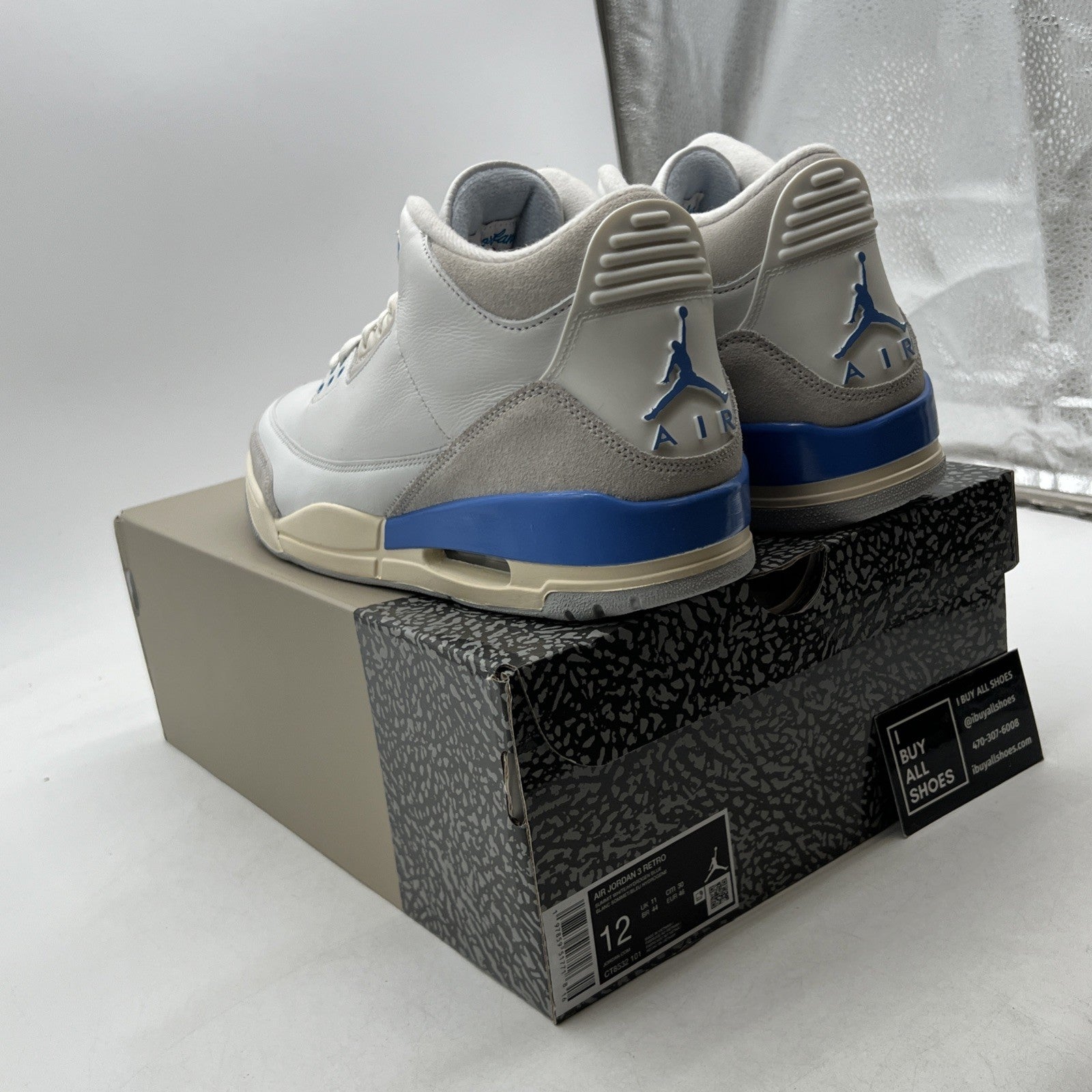 Size 12 - Air Jordan 3 Retro Lucky Shorts (CT8532-101)