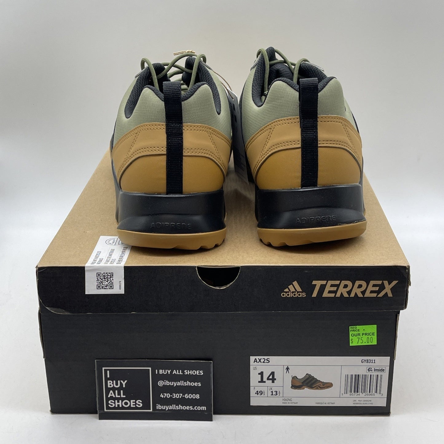 Size 14 - adidas AX2 S Green (GY8311)