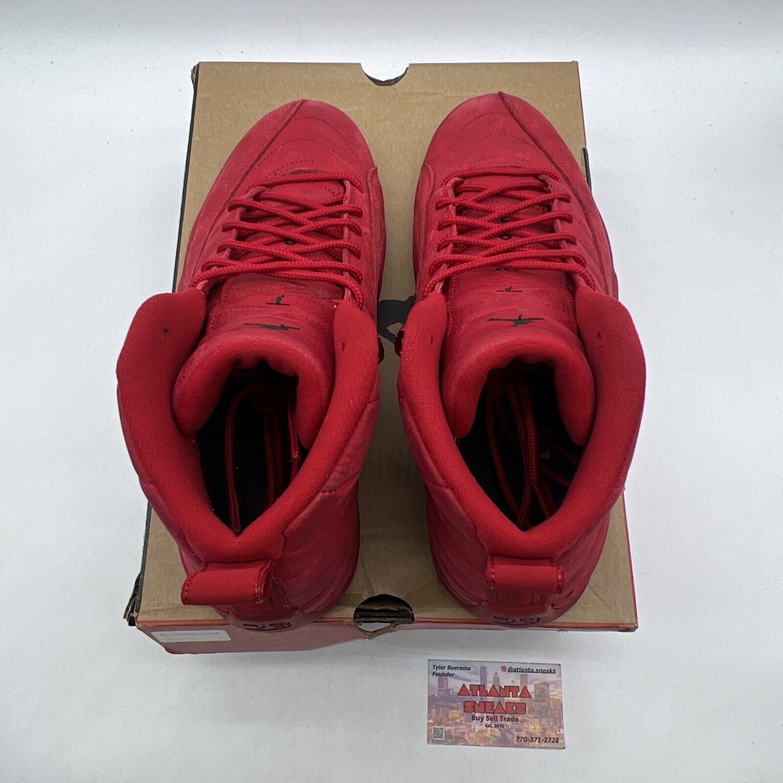 Size 10 - Air Jordan 12 Retro Gym Red Suede (130690-601)