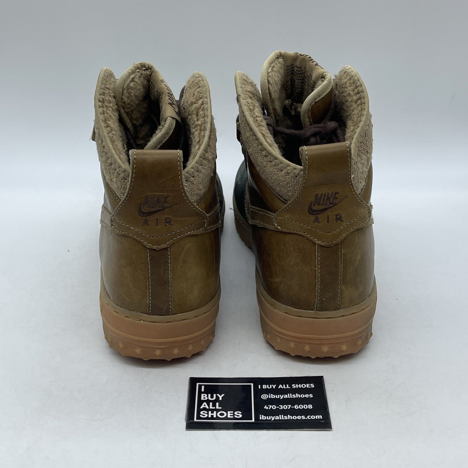 Size 11.5 - Nike Air Force 1 Duckboot Beach Tree (444745-201)