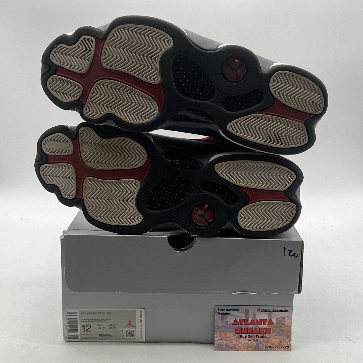 Size 12 - Jordan 13 Red/White - White Red Grey Suede (DJ5982-600)