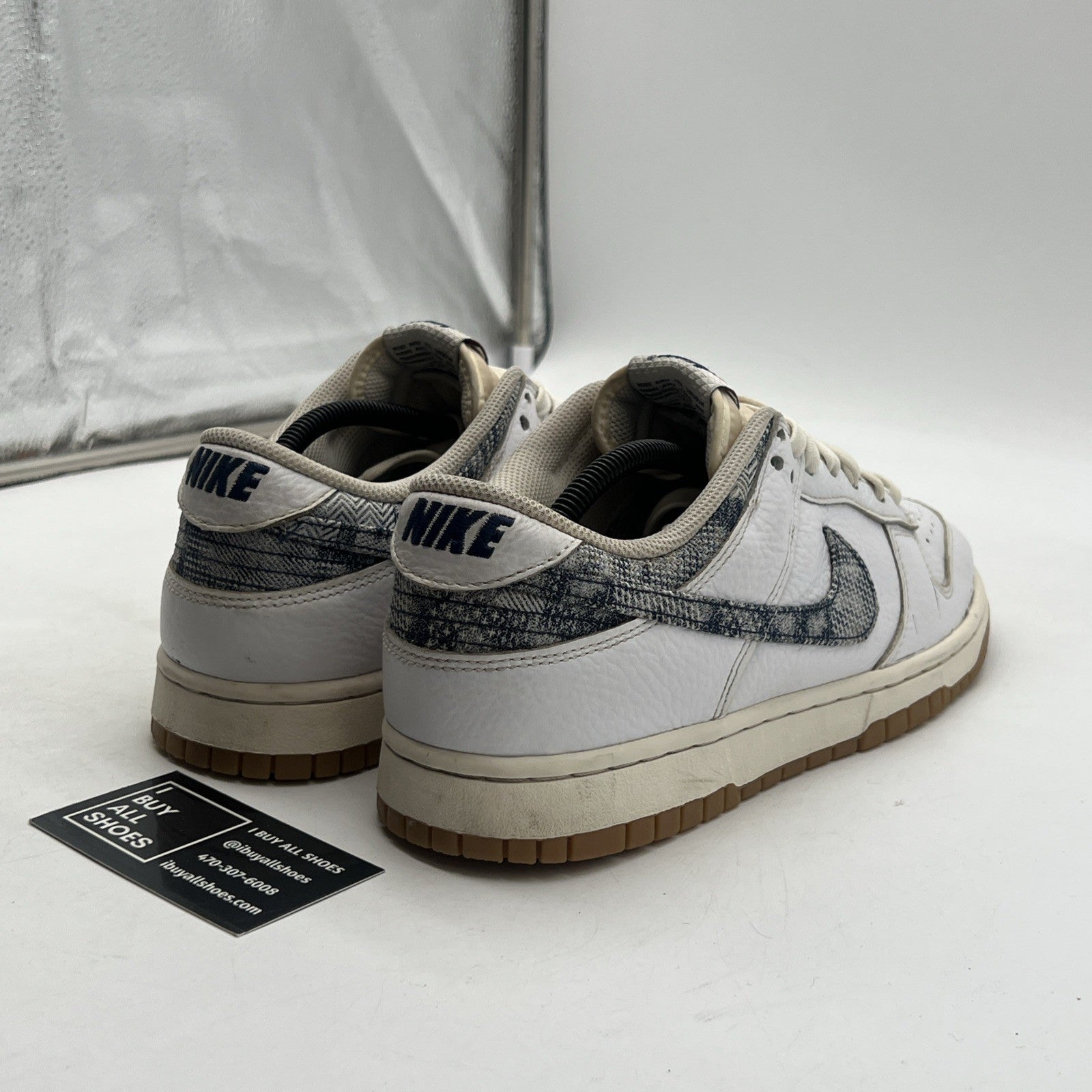 Size 11 - Nike Dunk Low Washed Denim (FN6881-100)