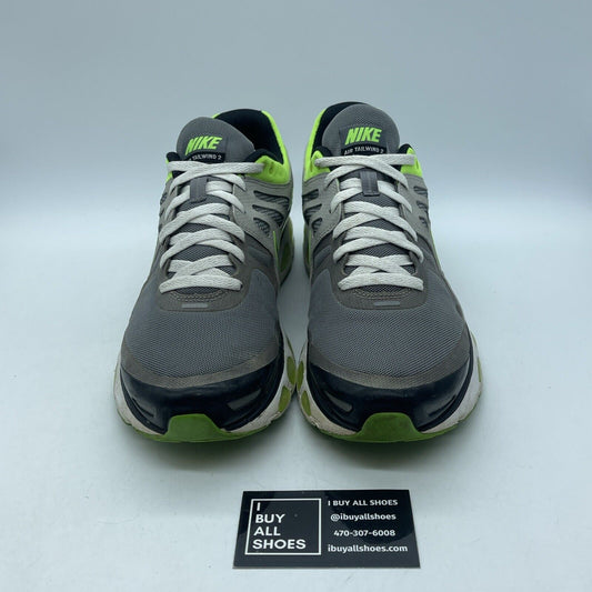Size 10.5 - Nike Air Max Tailwind+ 2 Grey Neon Green Grey Black (386405-003)
