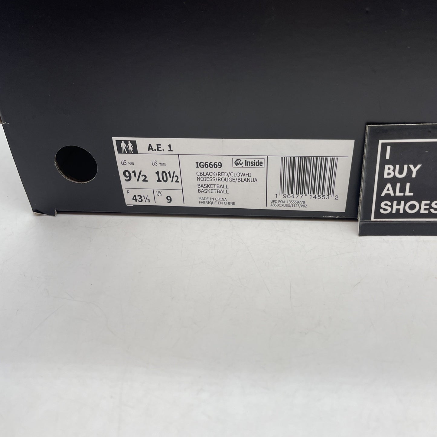 Size 9.5 - adidas AE 1 Pure Ruby (IG6669 IG6669)
