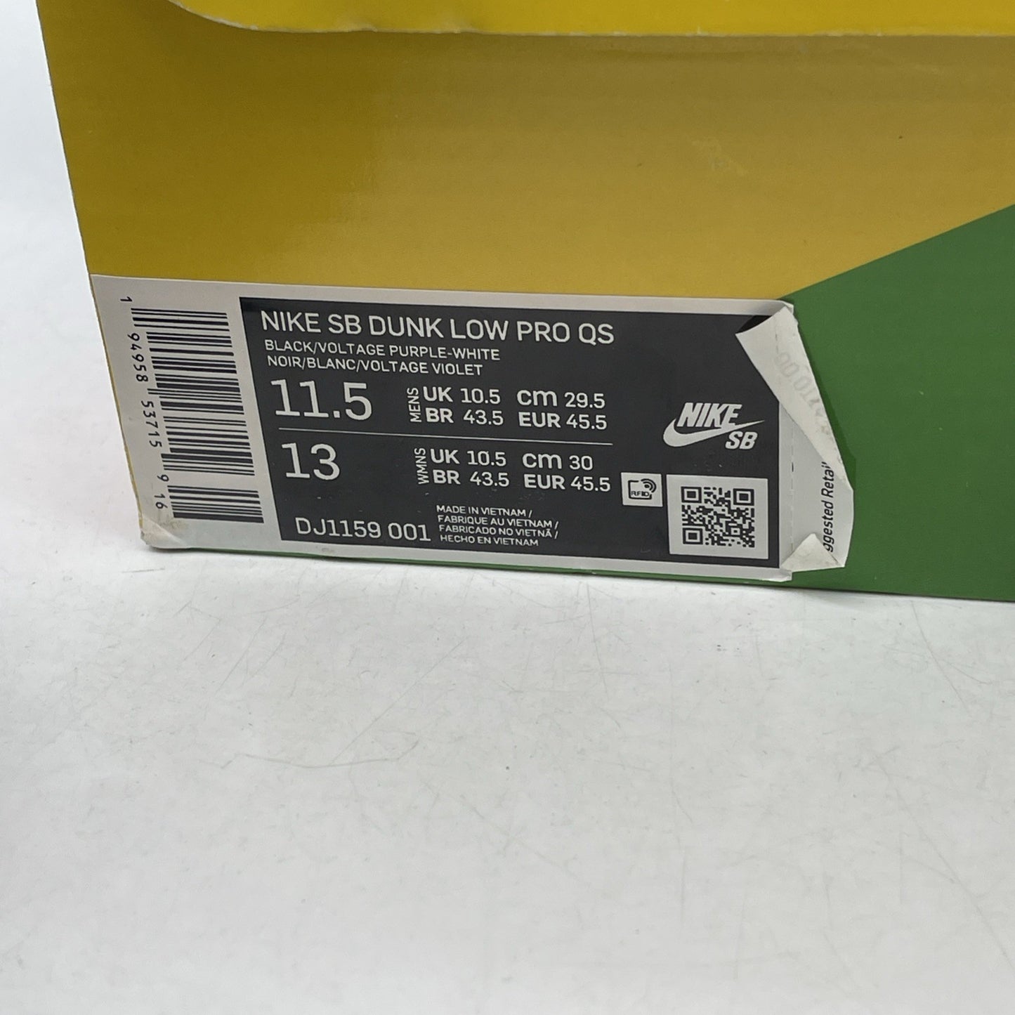 Size 11.5 - Nike Familia x Dunk Pro QS SB Special Box Low First Avenue
