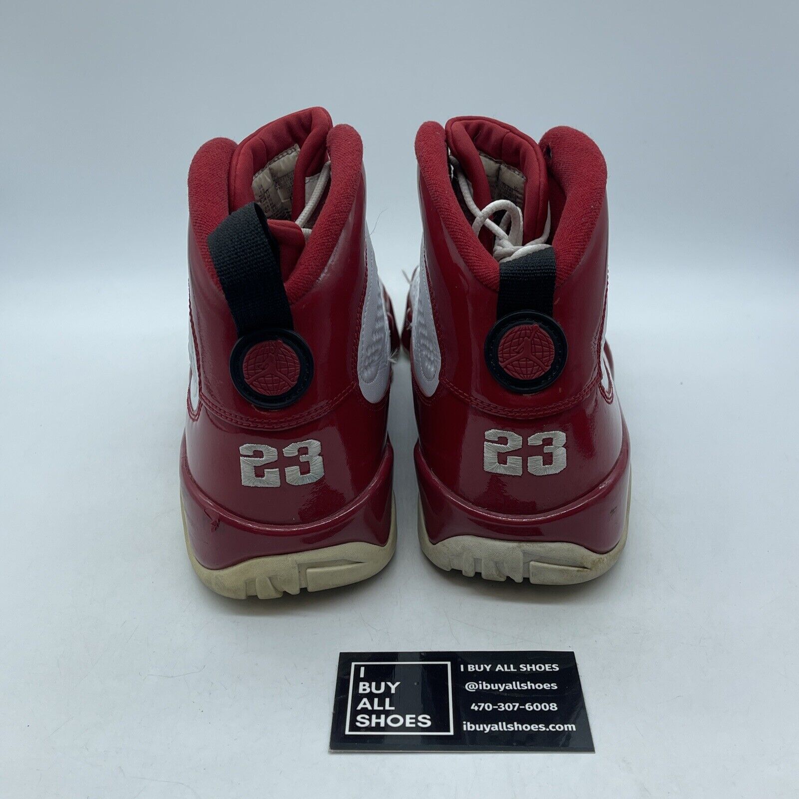Size 12 - Air Jordan 9 Retro Gym Red White Black Leather (302370-160)