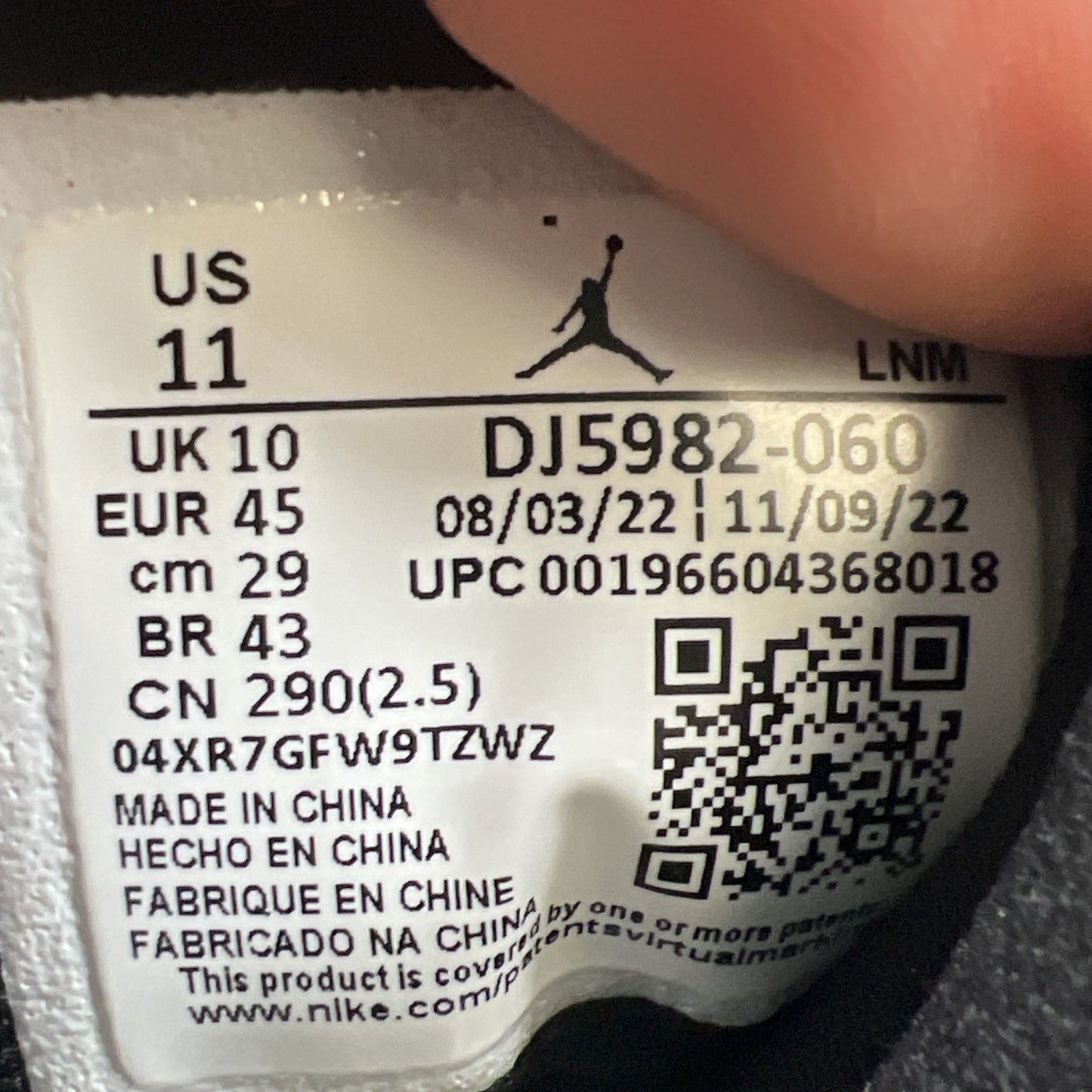Size 11 - Air Jordan 13 Retro Black Flint DJ5082-060)