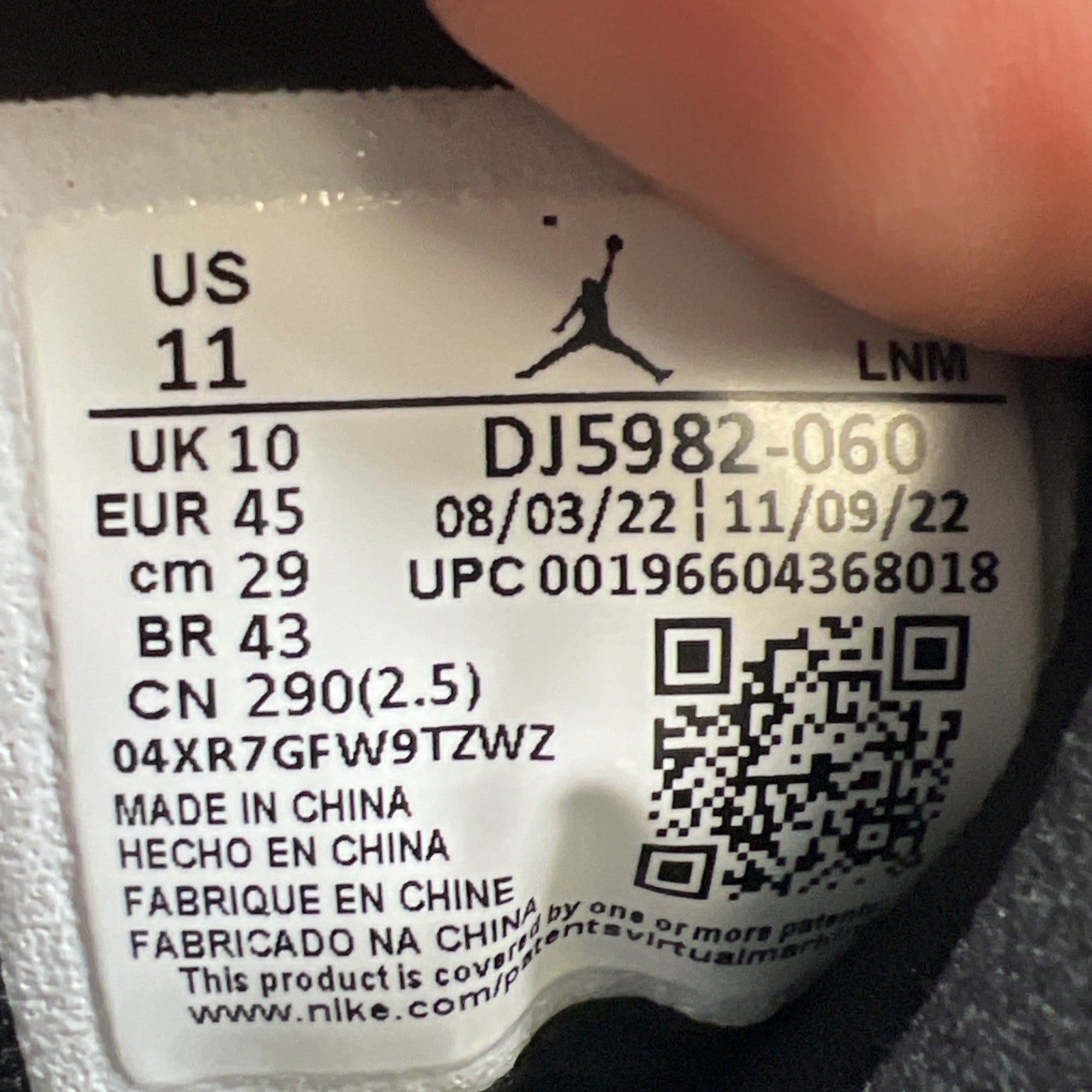 Size 11 - Air Jordan 13 Retro Black Flint DJ5082-060)