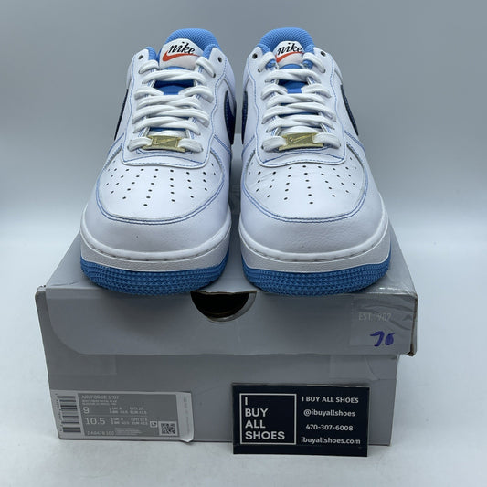 Size 9 - Nike Air Force 1 '07 First Use - White University Blue (DA8478-100)