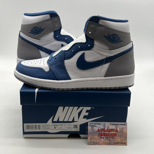 Size 8.5 - Air Jordan 1 Retro OG High True Blue (DZ5485-410)