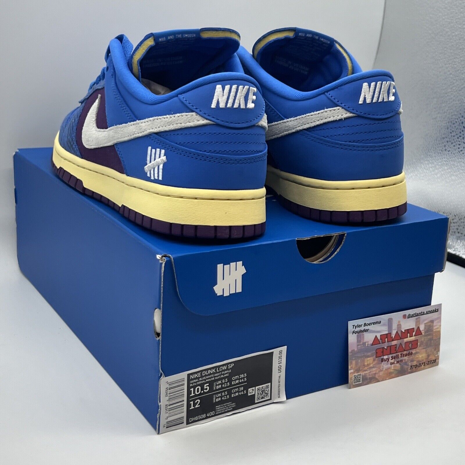 Size 10.5 - Nike Dunk Low SP x Undefeated Dunk Vs AF1 Og All Brand New