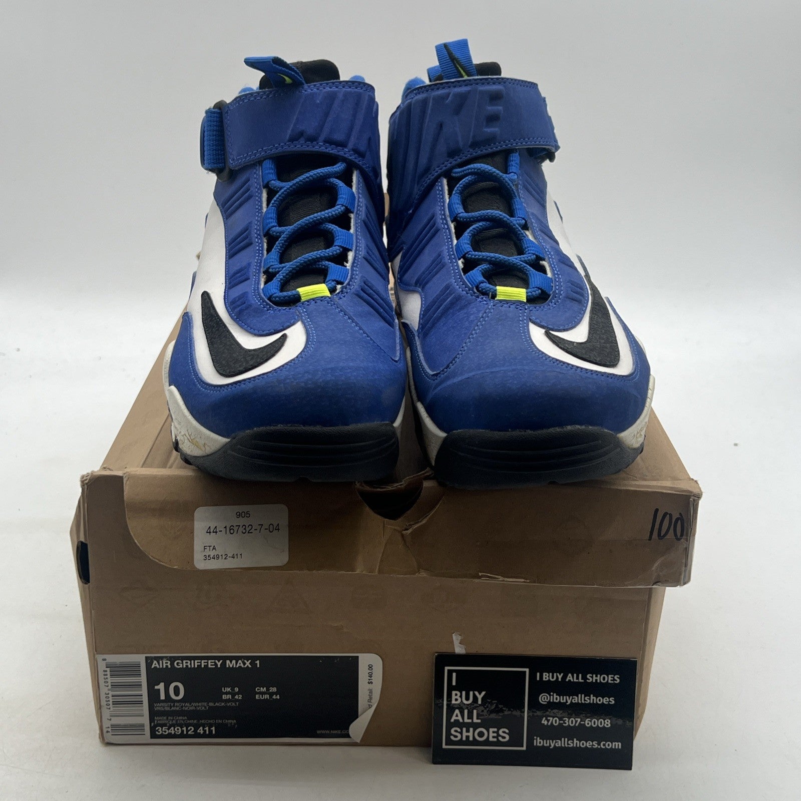 Size 10 - Nike Air Griffey Max 1 Varsity Royal (354912-411)