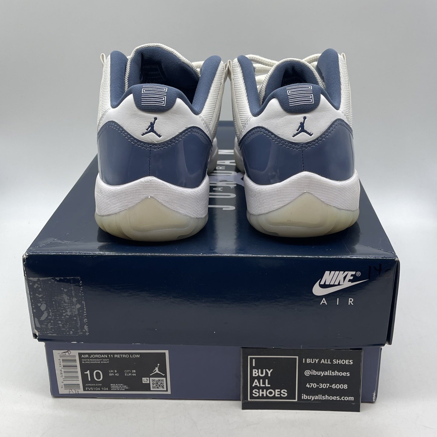 Size 10 - Air Jordan 11 Retro Low Diffused Blue (FV5104-104)