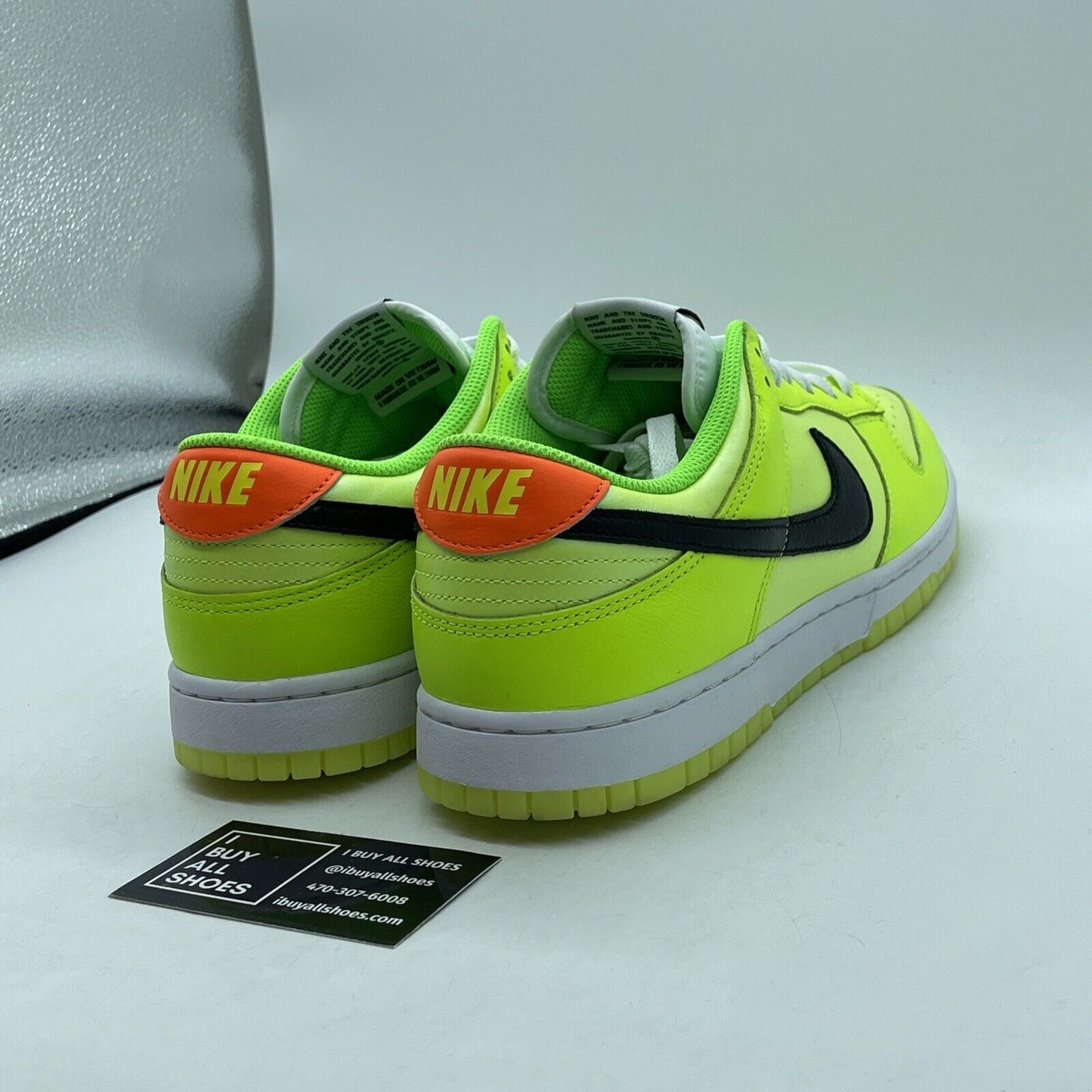 Size 11 - Dunk Low Volt Yellow Green White Orange Leather (FJ4610-702)