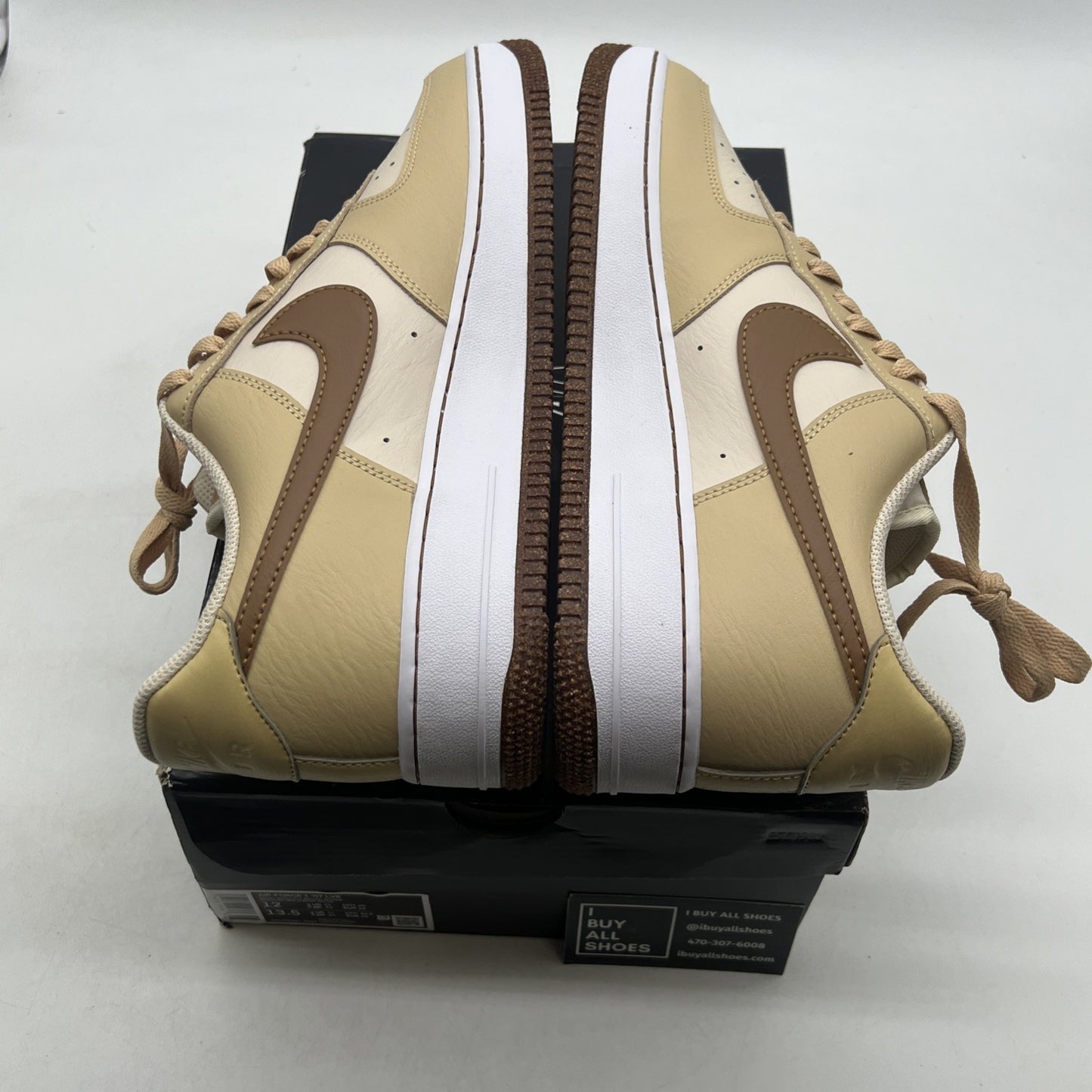 Size 12 - Nike Air Force 1 '07 LV8 EMB Inspected By Swoosh (DQ7660-200)