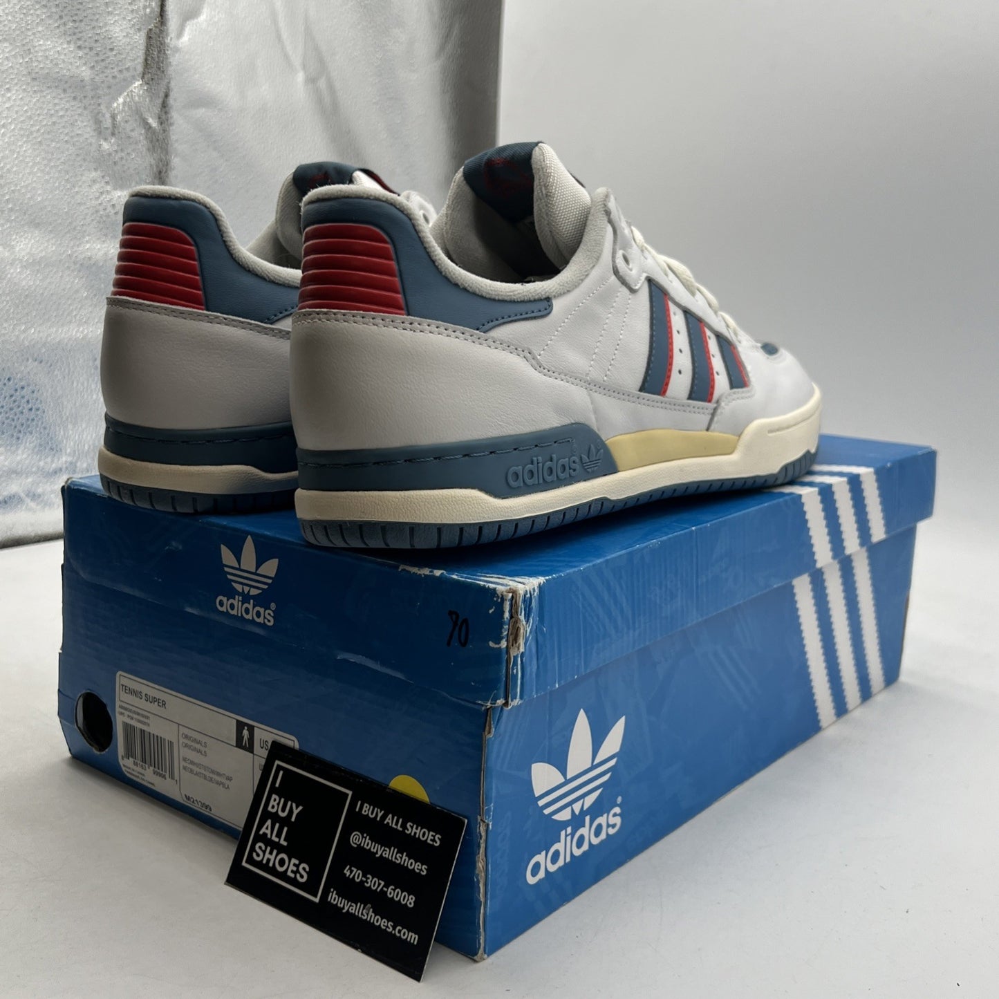 Size 13 - Adidas Tennis Super Ivan Lendl Supreme gebraucht (M21399)